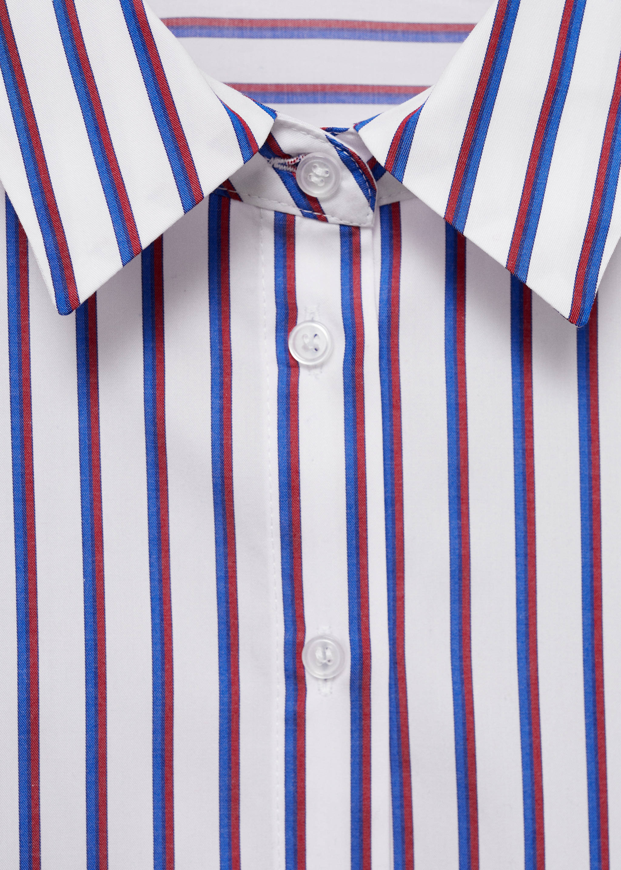 Striped cropped shirt - Details of the article 8