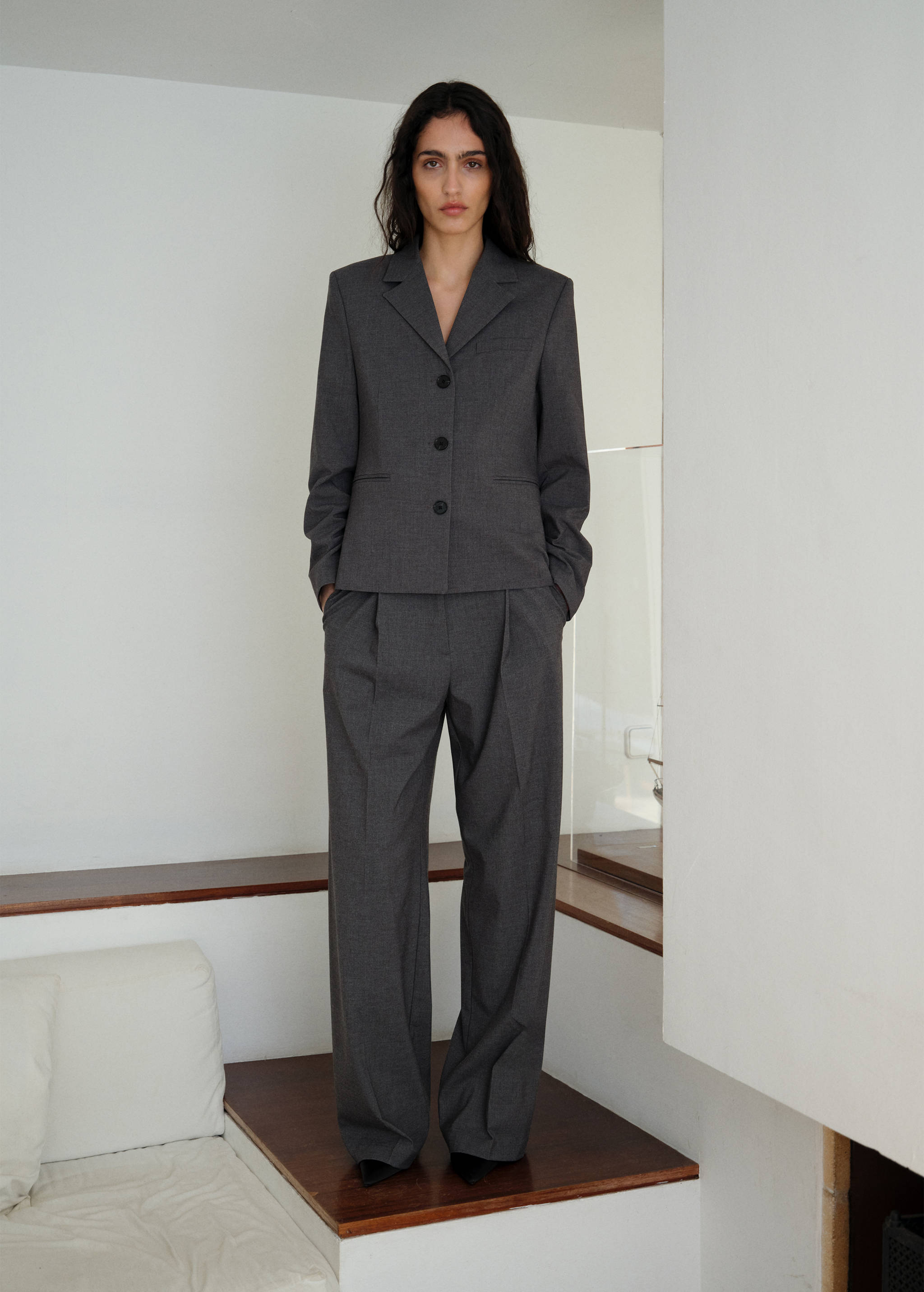 Pantalon de tailleur droit - Plan général