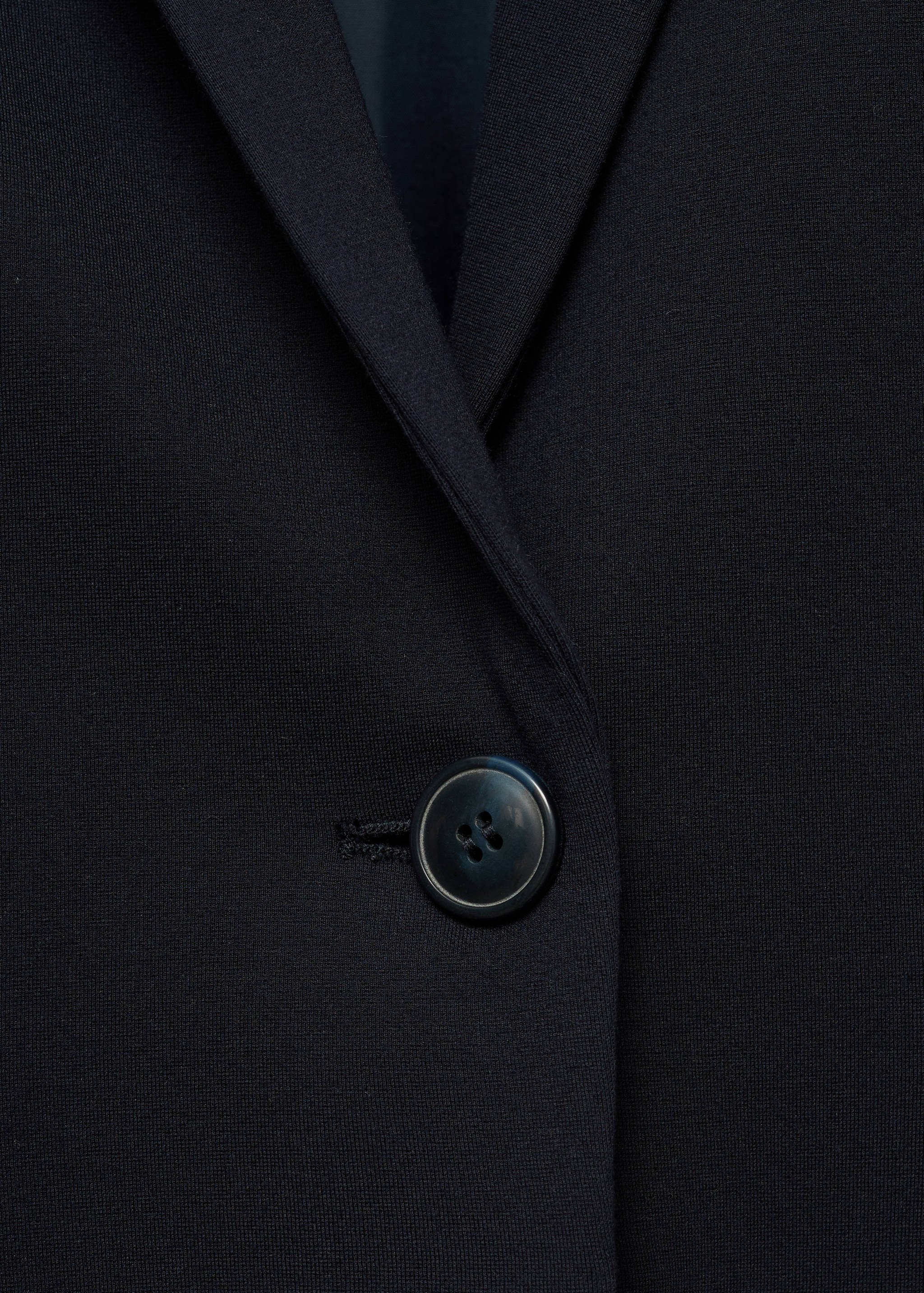 Suit blazer with flap pockets - Details of the article 8