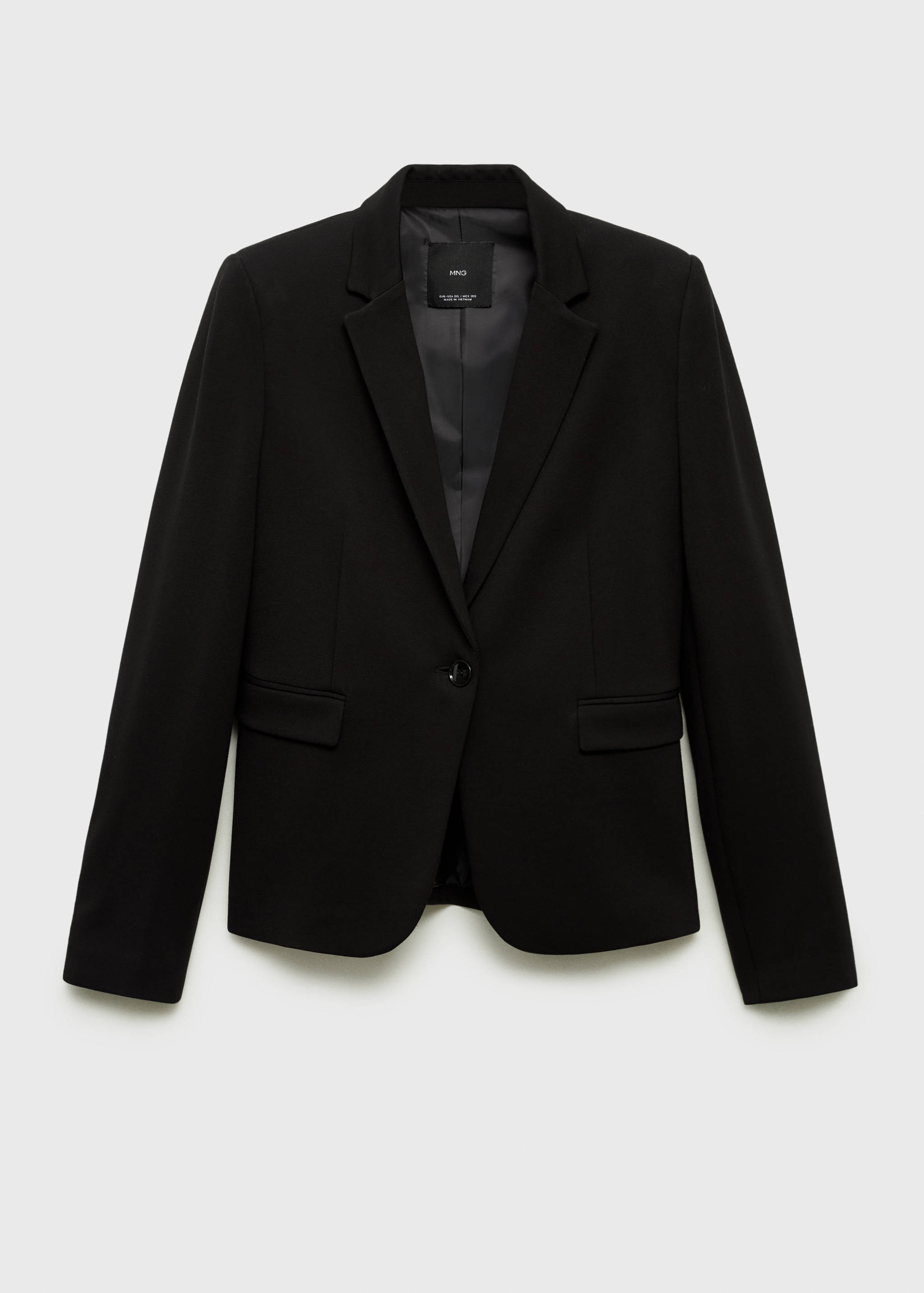 Suit blazer with flap pockets - Article without model
