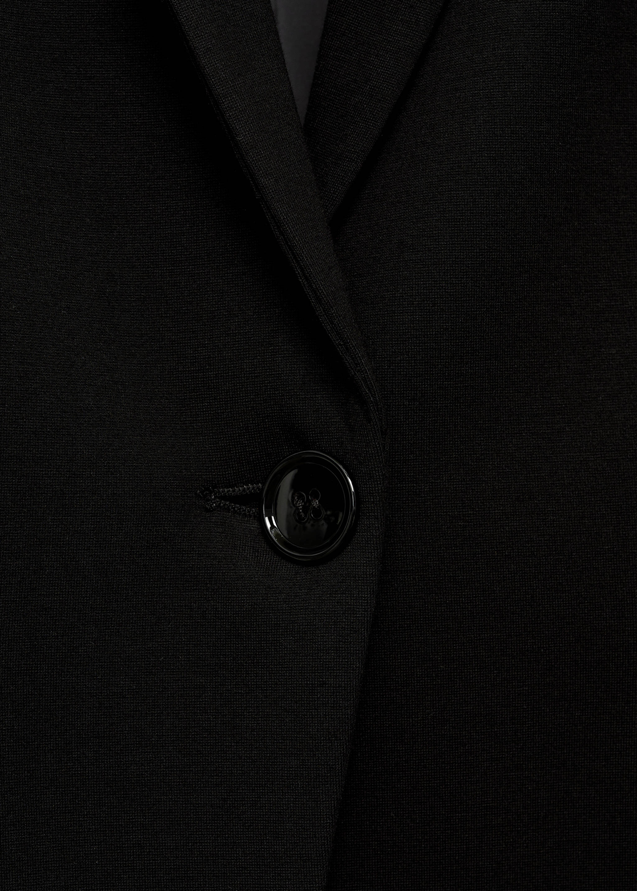 Suit blazer with flap pockets - Details of the article 0