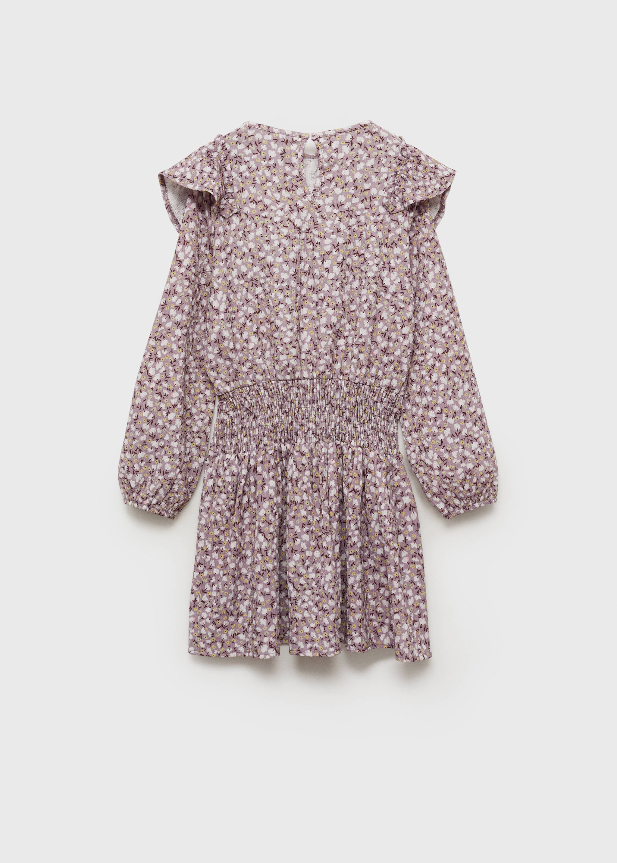 Ruffled floral dress - Reverse of the article