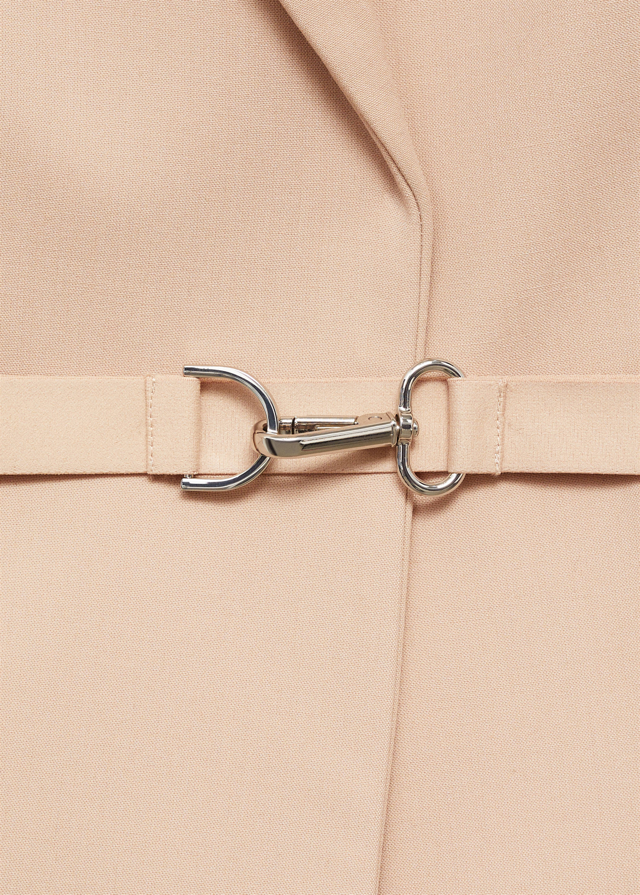 Woollen coat with belt - Details of the article 8