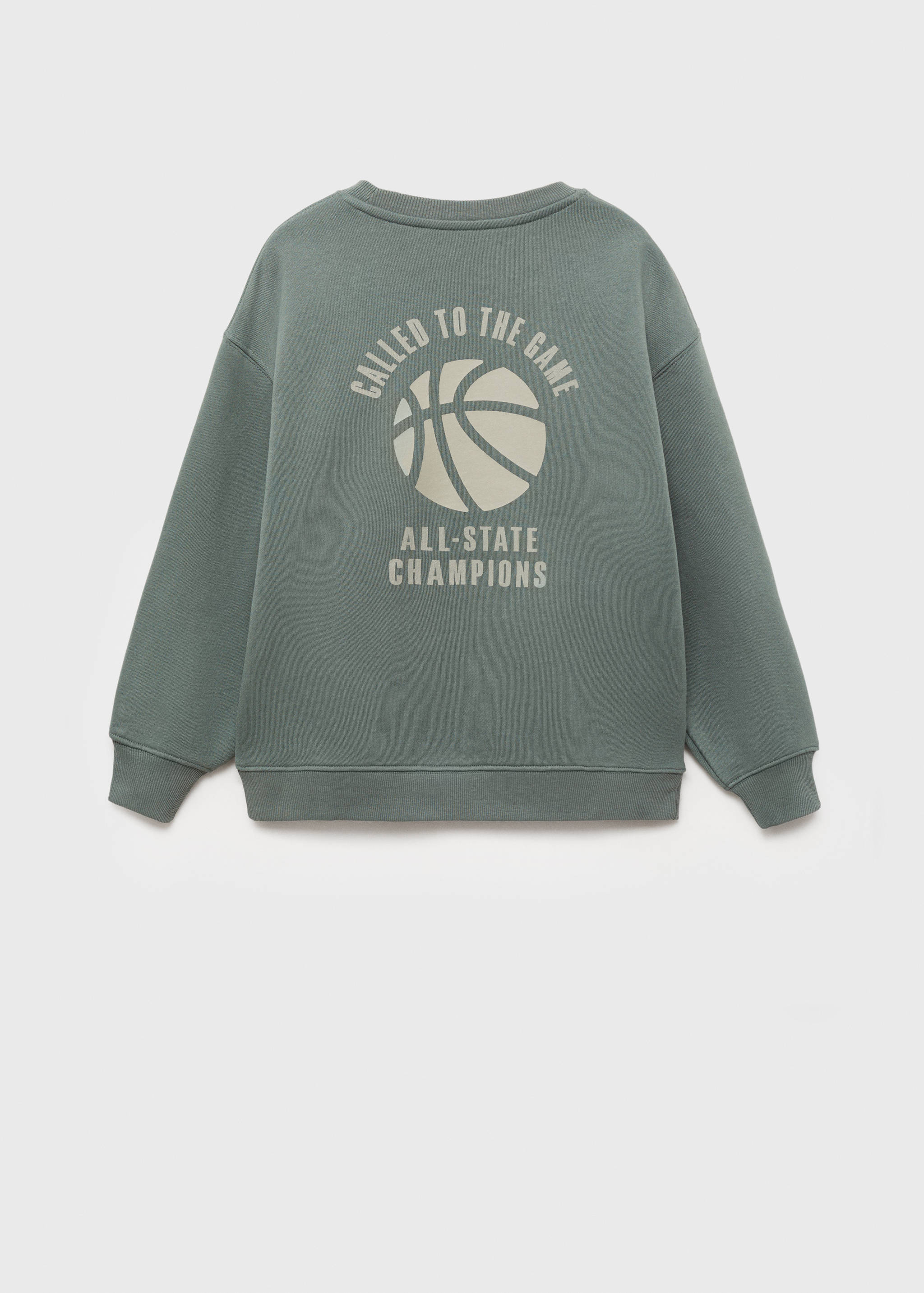 Cartoon cotton sweatshirt - Reverse of the article