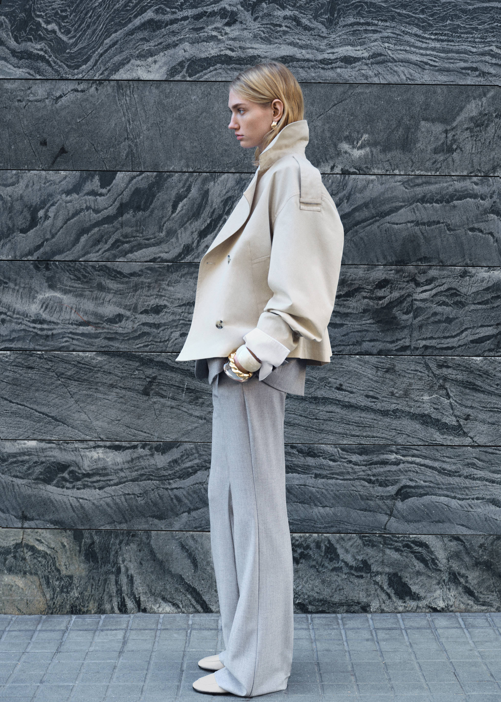 Прямые костюмные брюки - Деталь изделия 6