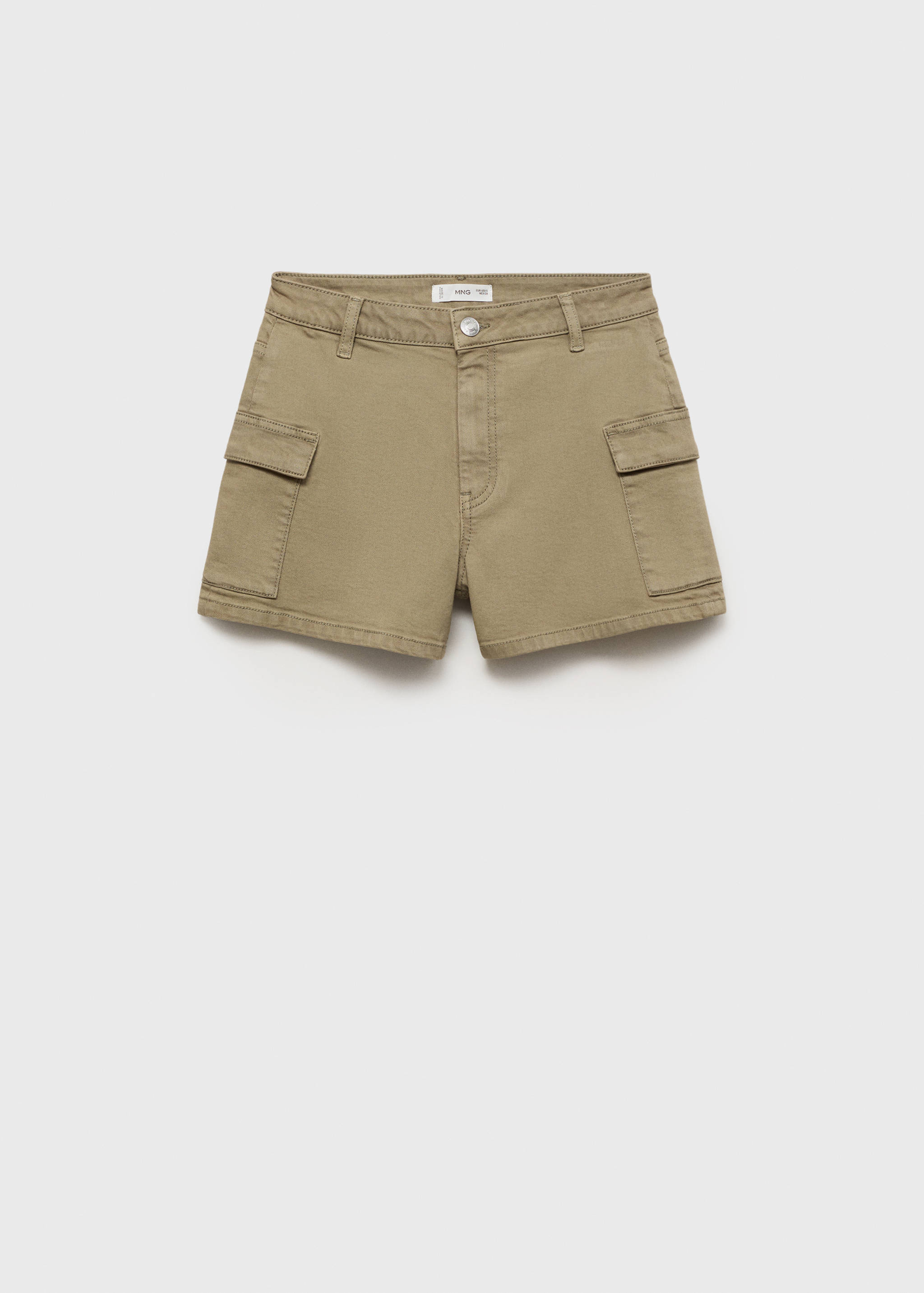 Jeansshorts i cargostil - Artikel utan modell