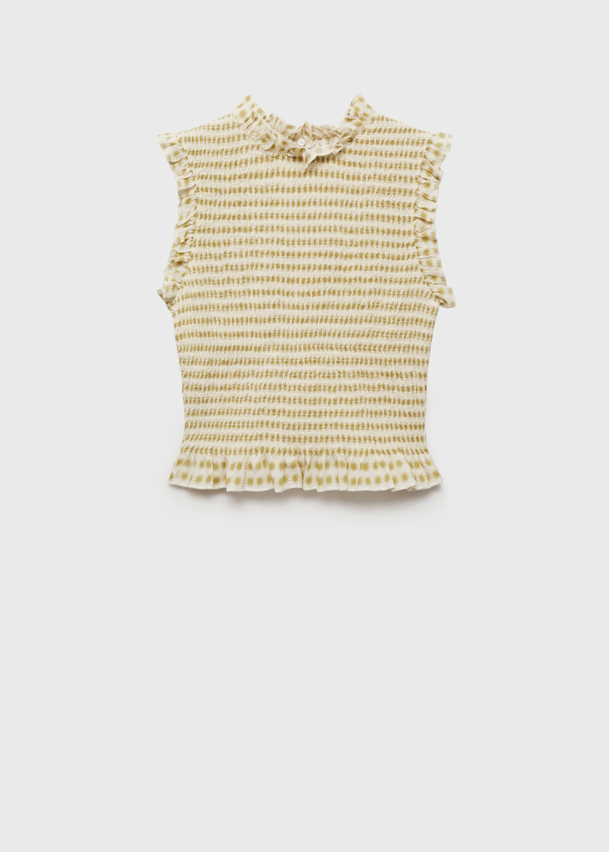 Ruffle printed top - Article without model