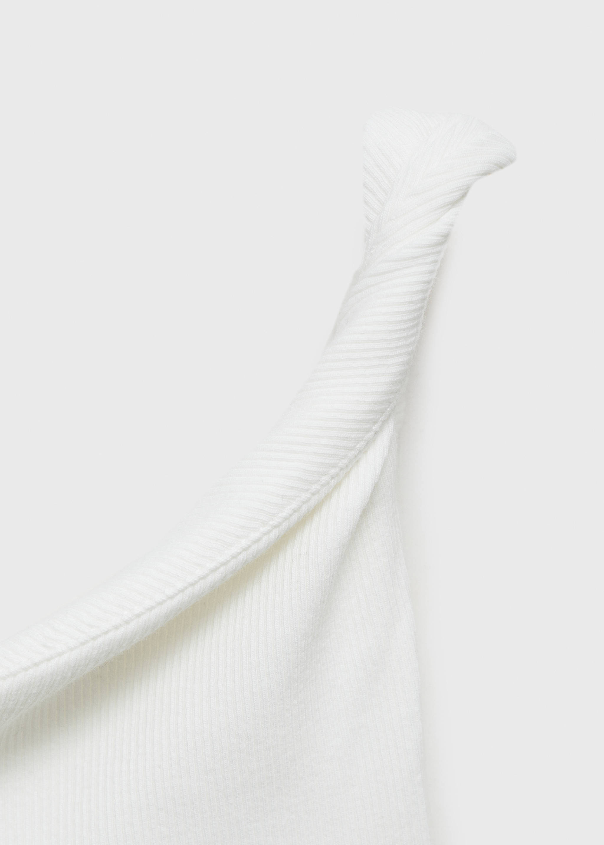 Asymmetrical cotton top - Details of the article 8