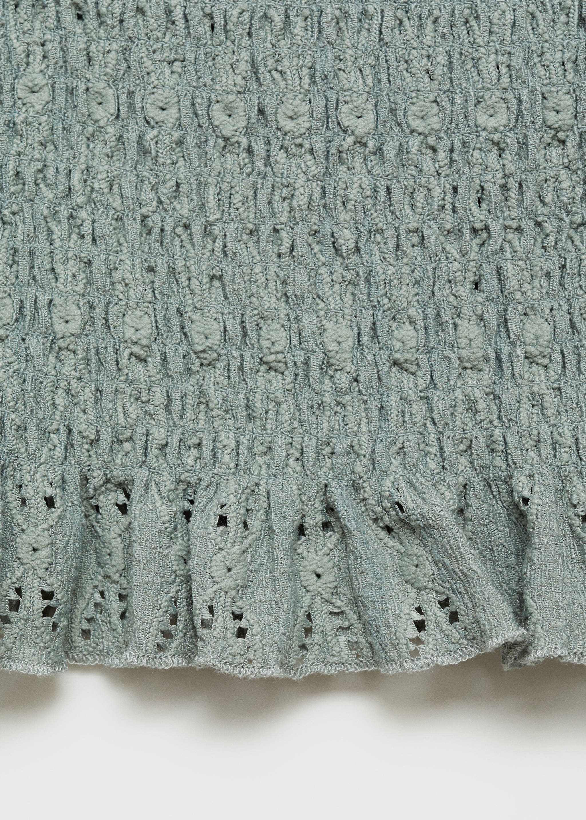 Top caicai rufado - Pormenor do artigo 0