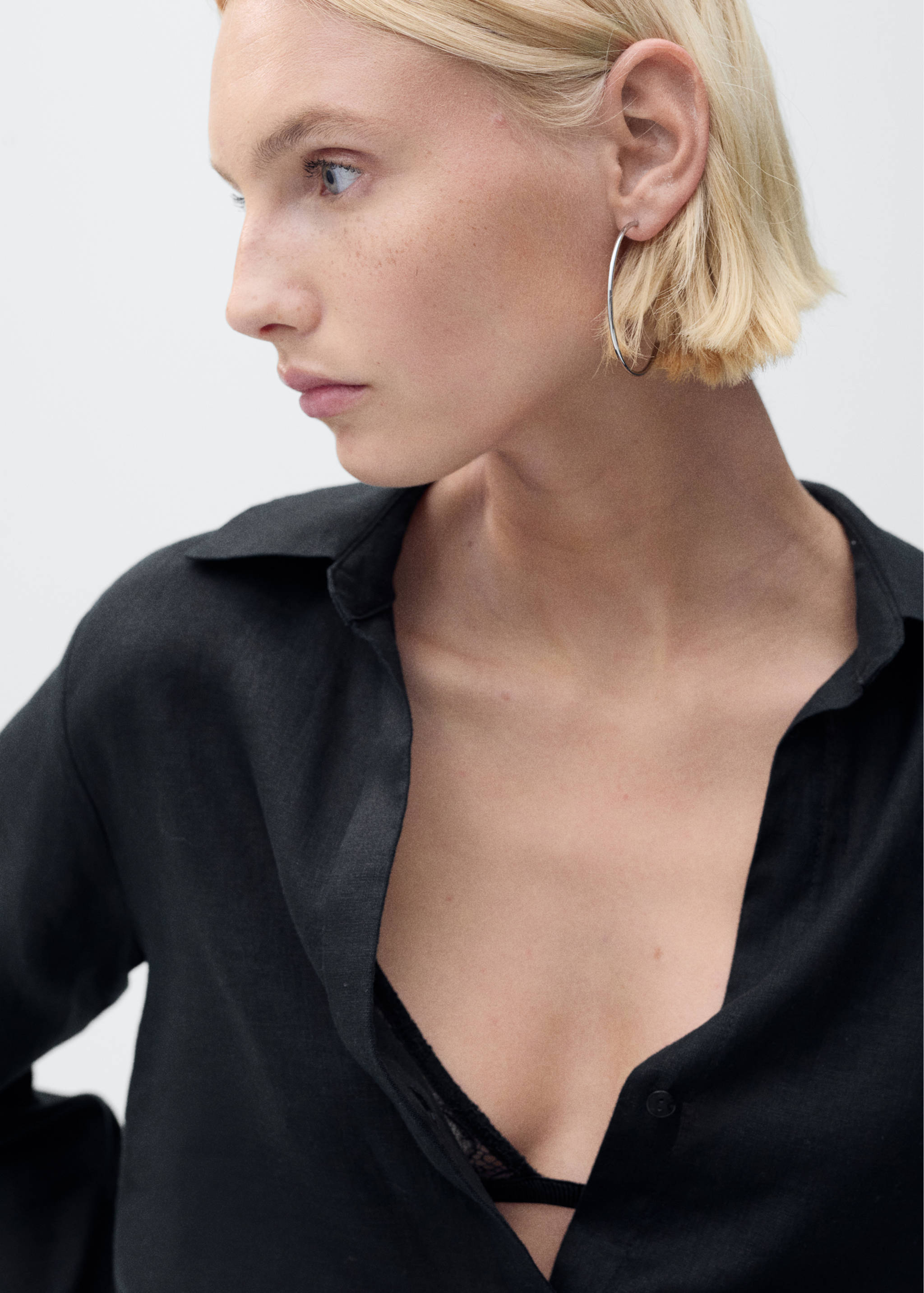 Linen 100% shirt - Details of the article 1