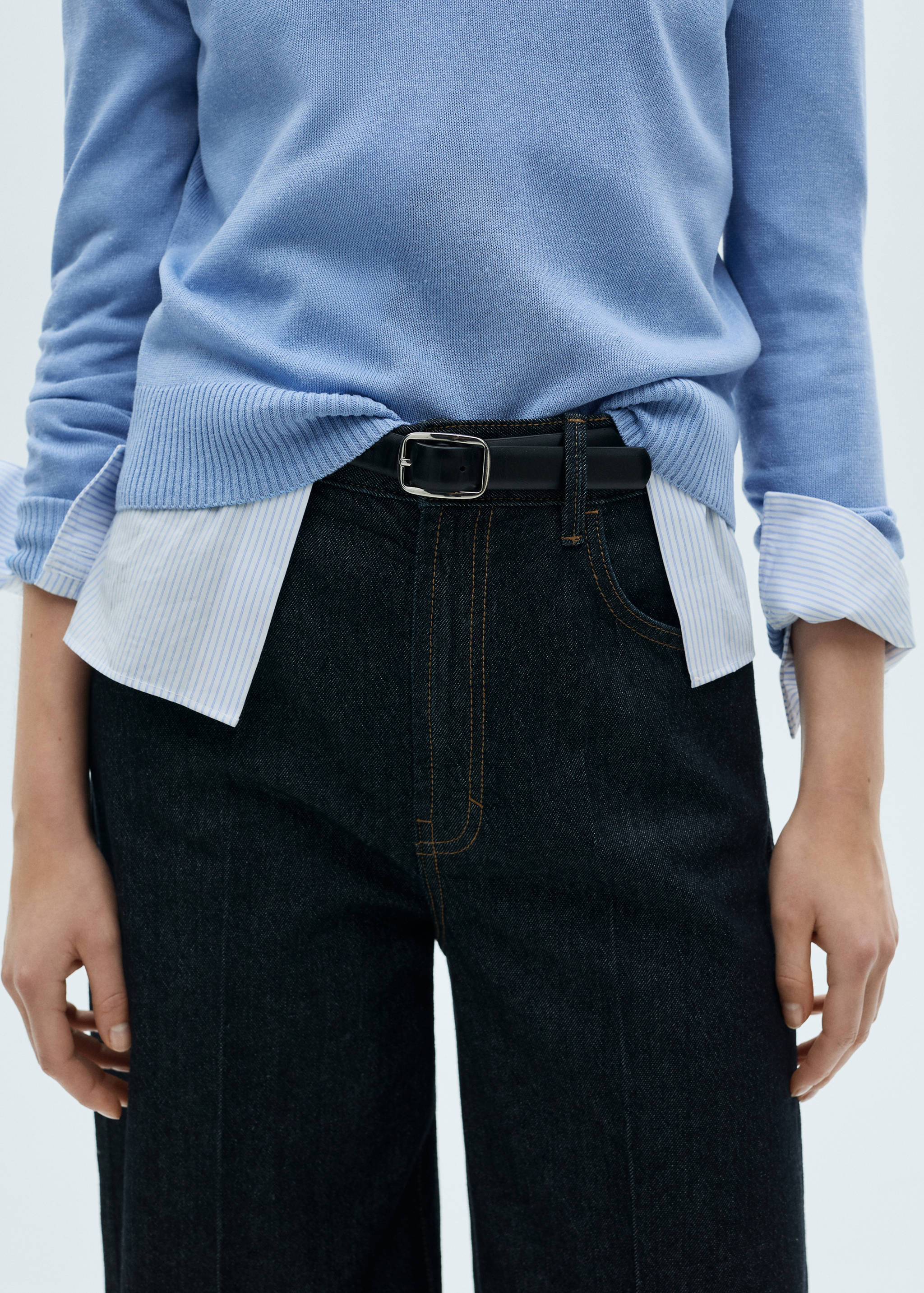 Pull maille lin mélangé - Détail de l'article 6