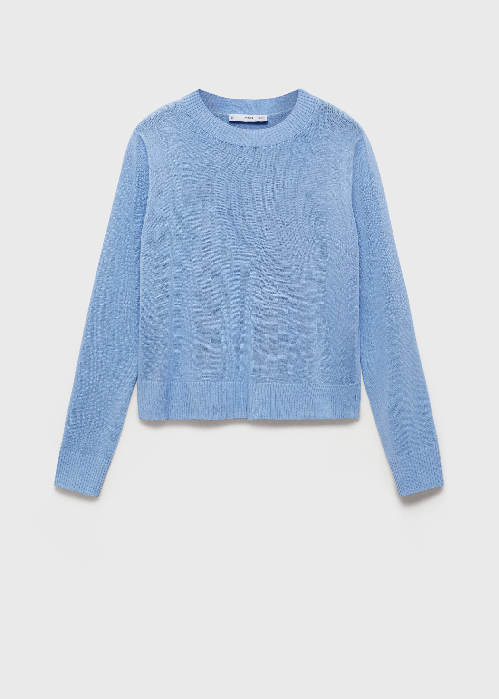 Linen-blend knitted sweater - Article without model