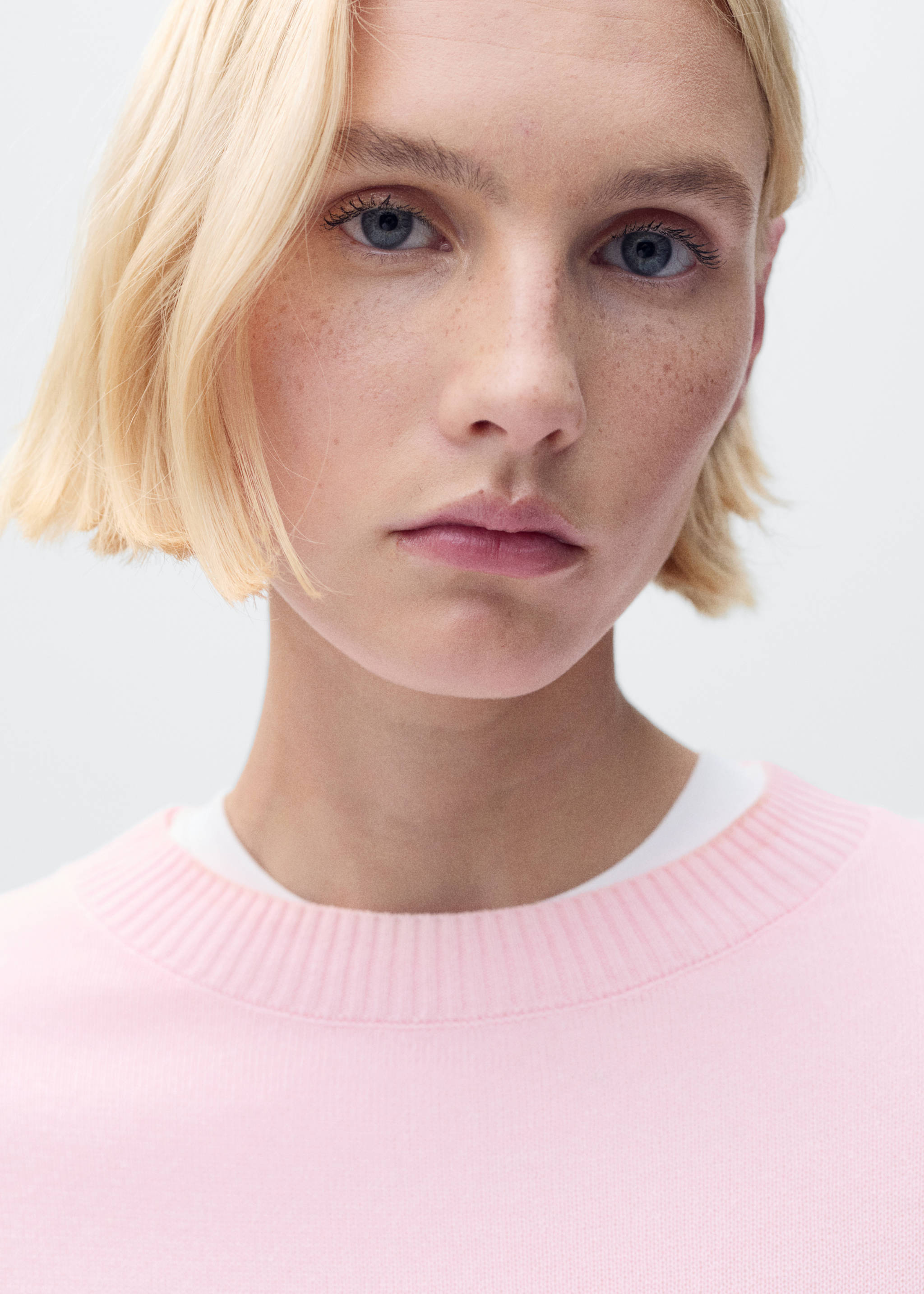 Pull maille lin mélangé - Détail de l'article 1