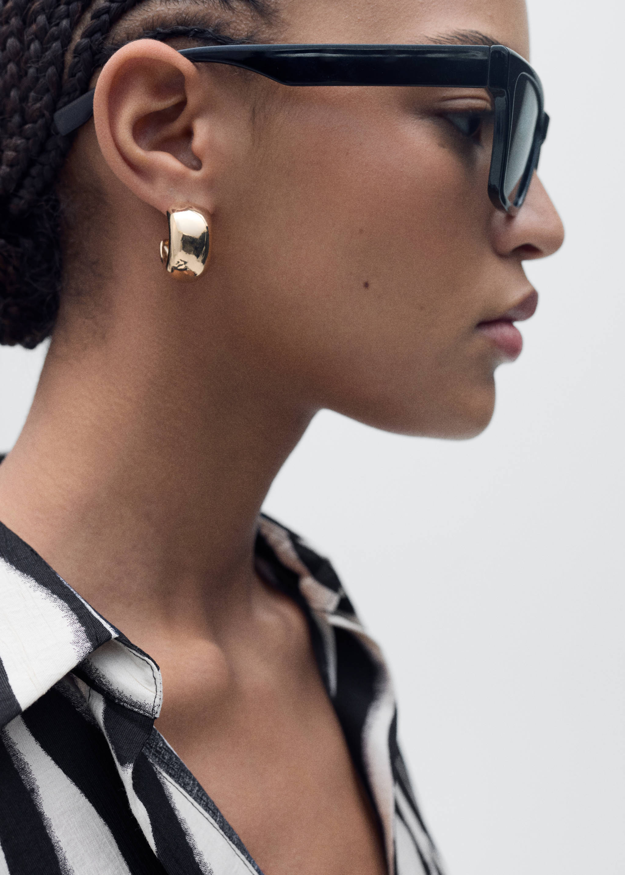 Zebra shirt dress - Details of the article 1