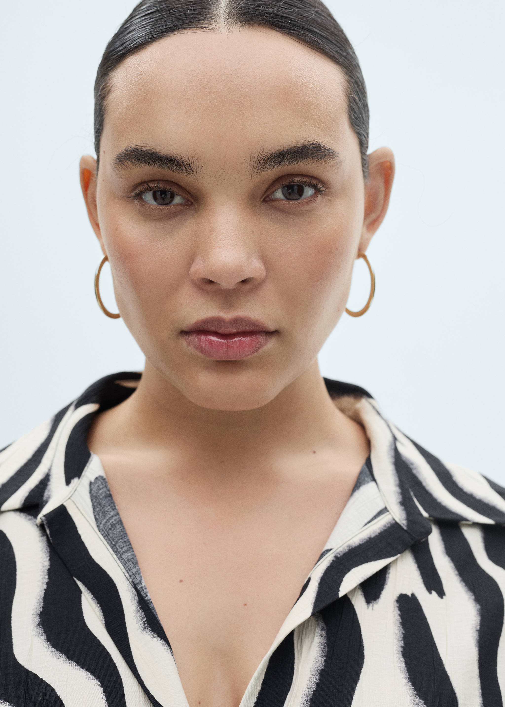 Zebra shirt dress - Details of the article 4