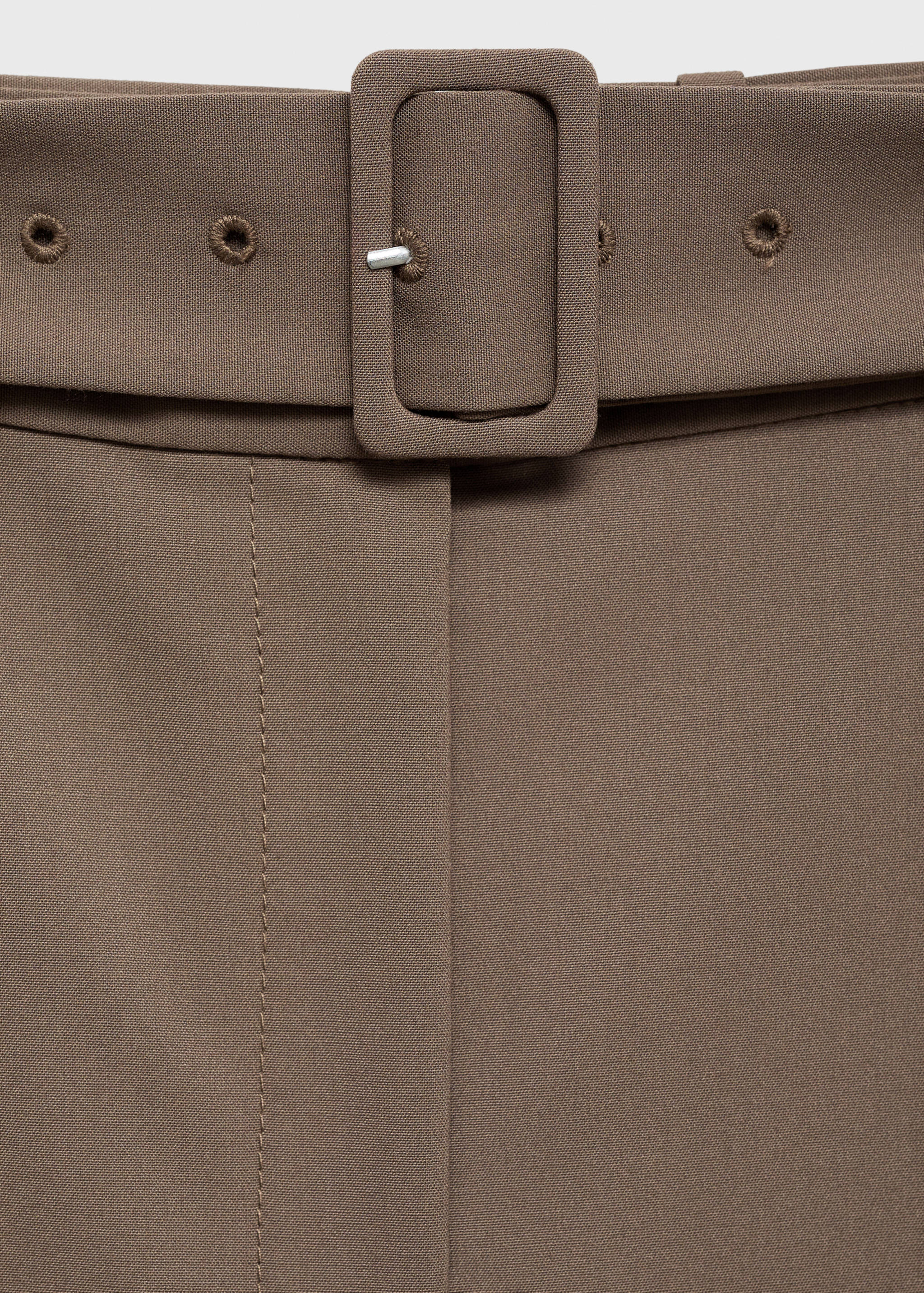 Belt straight-fit pants - Details of the article 8