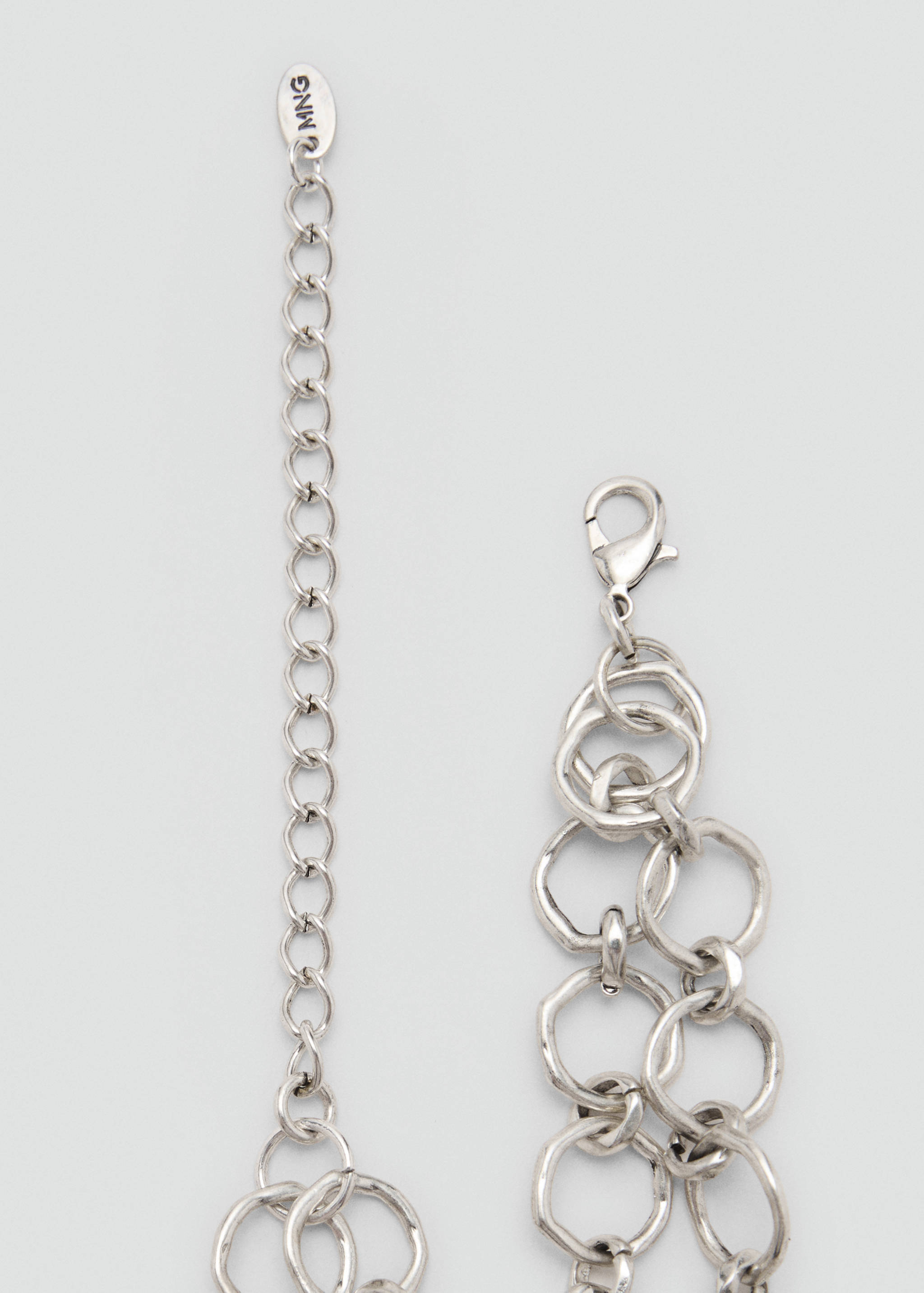 Metal chain flower belt - Details of the article 2