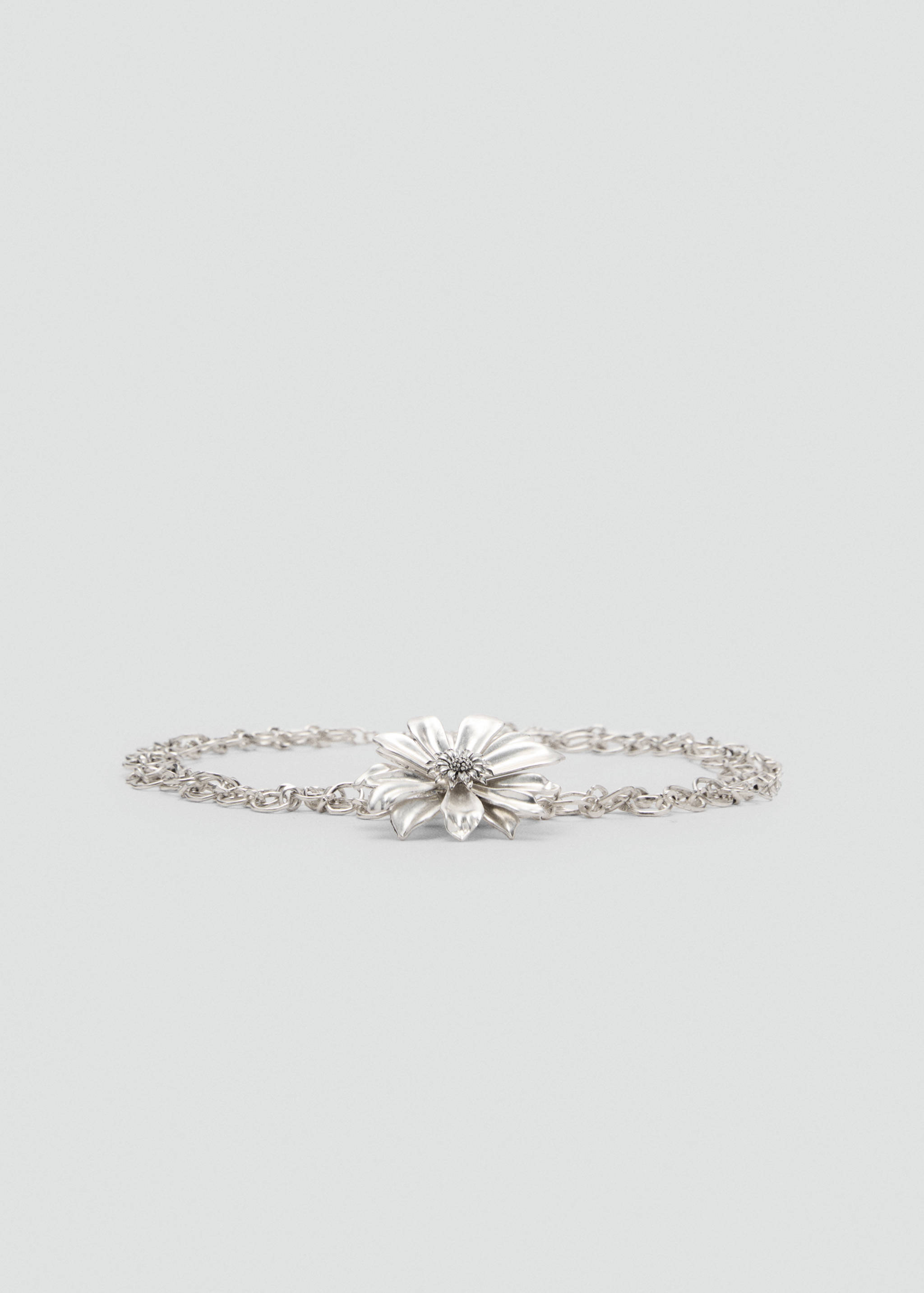 Metal chain flower belt - Article without model