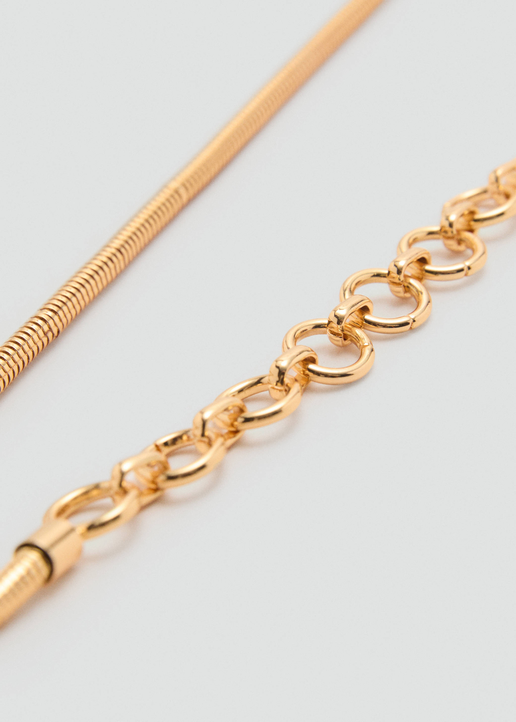 Ceinture métallique combinée décoration florale - Détail de l'article 1