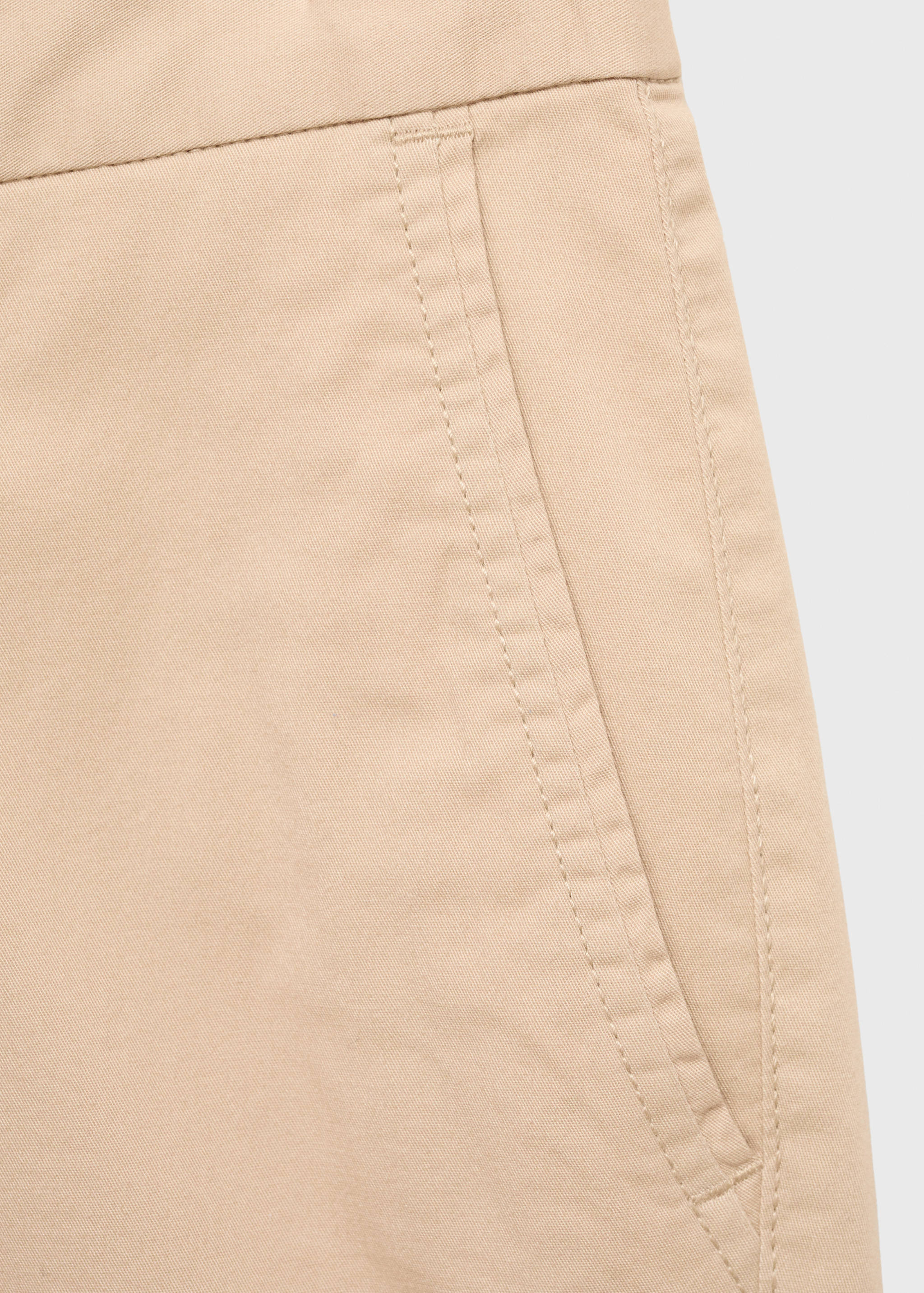 Slim-fit chino cotton bermuda shorts - Details of the article 0