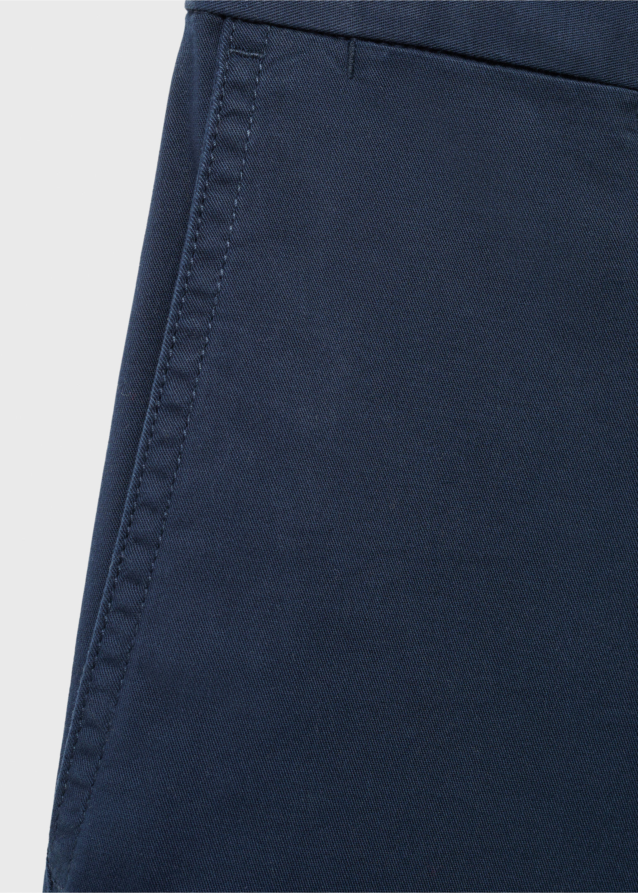 Slim-fit chino cotton bermuda shorts - Details of the article 0, Dark Navy. Ref: 87045918-00.