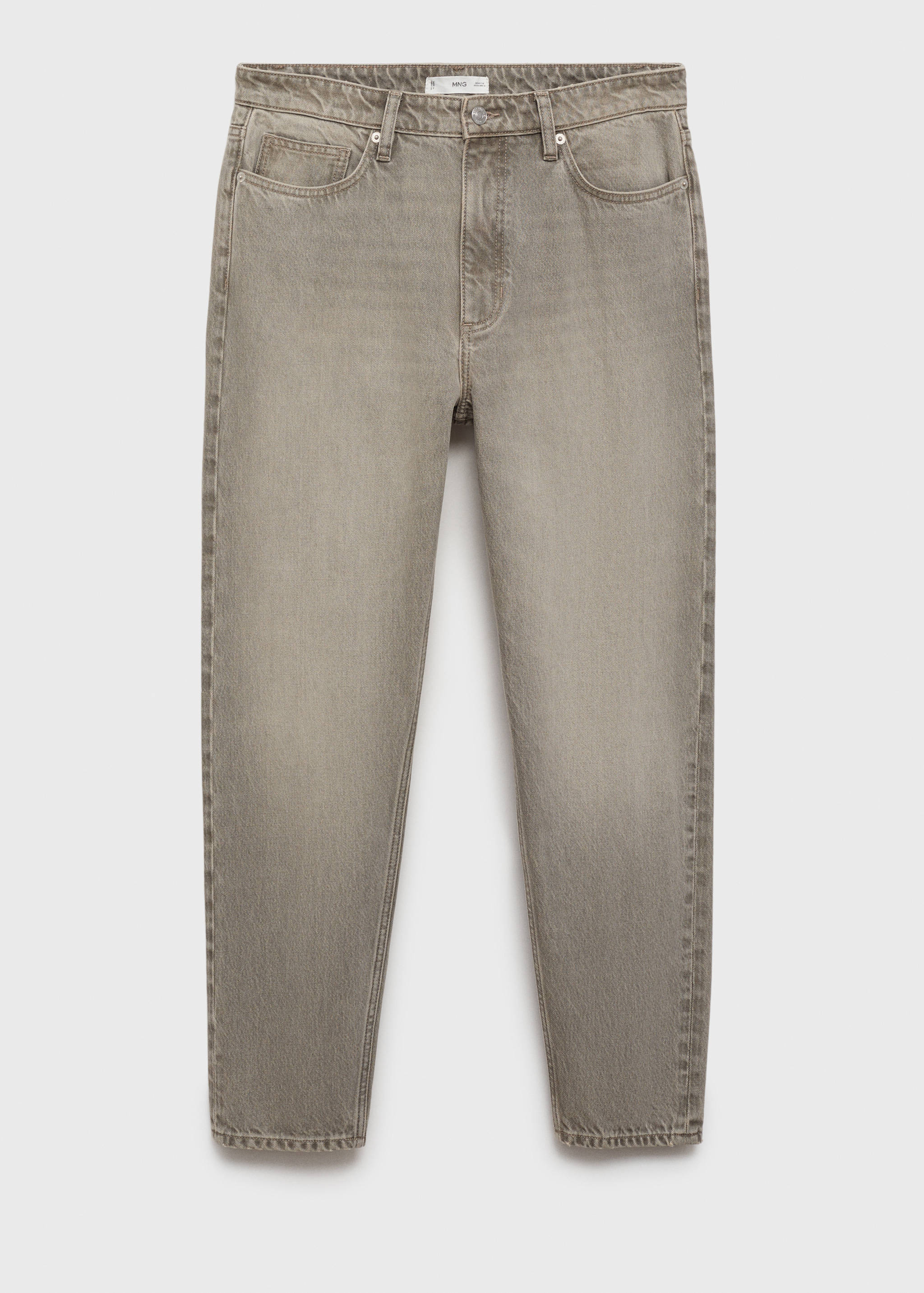 Cropped carrot-fit jeans - Article without model