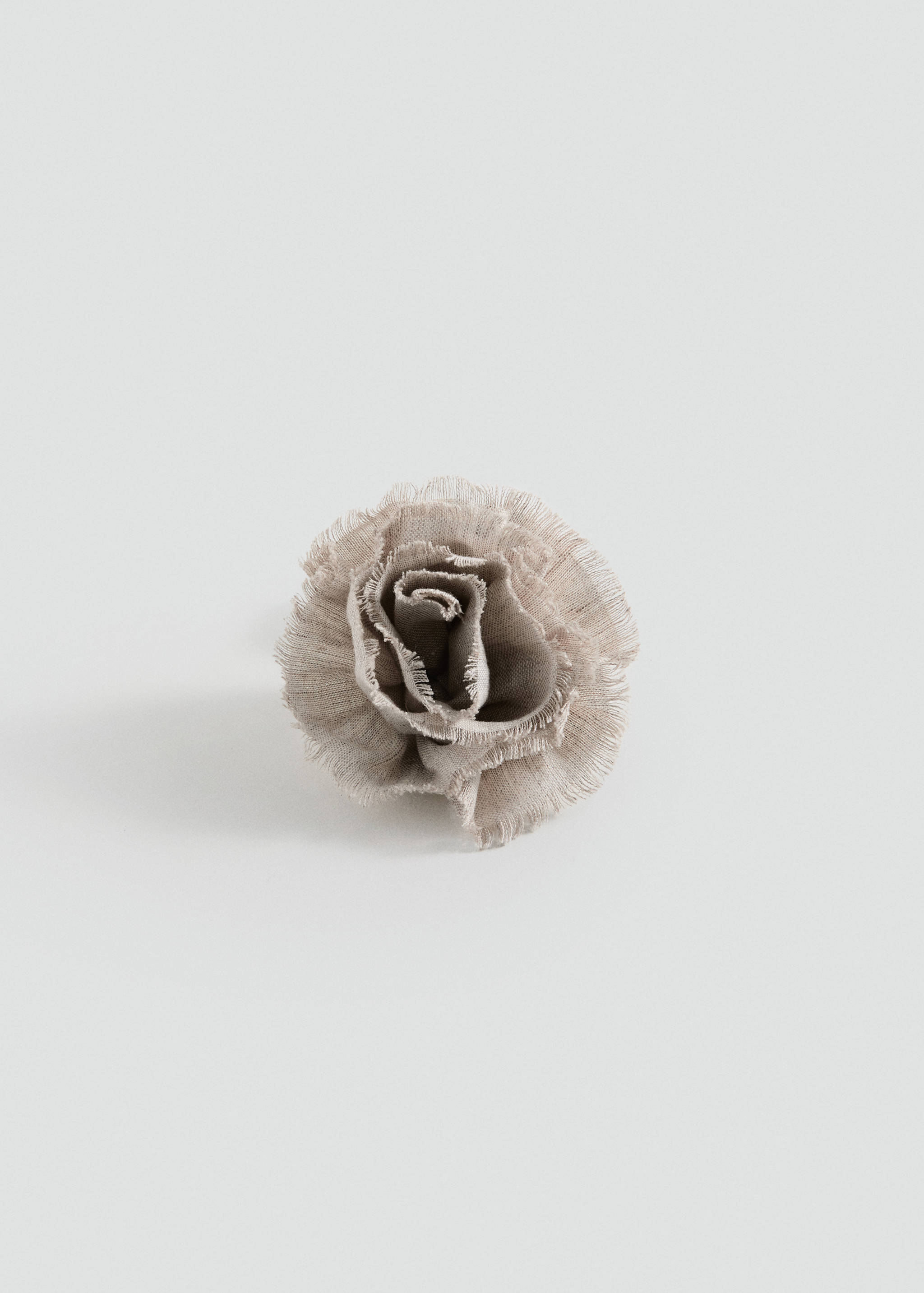 Linen flower scrunchie - Article without model