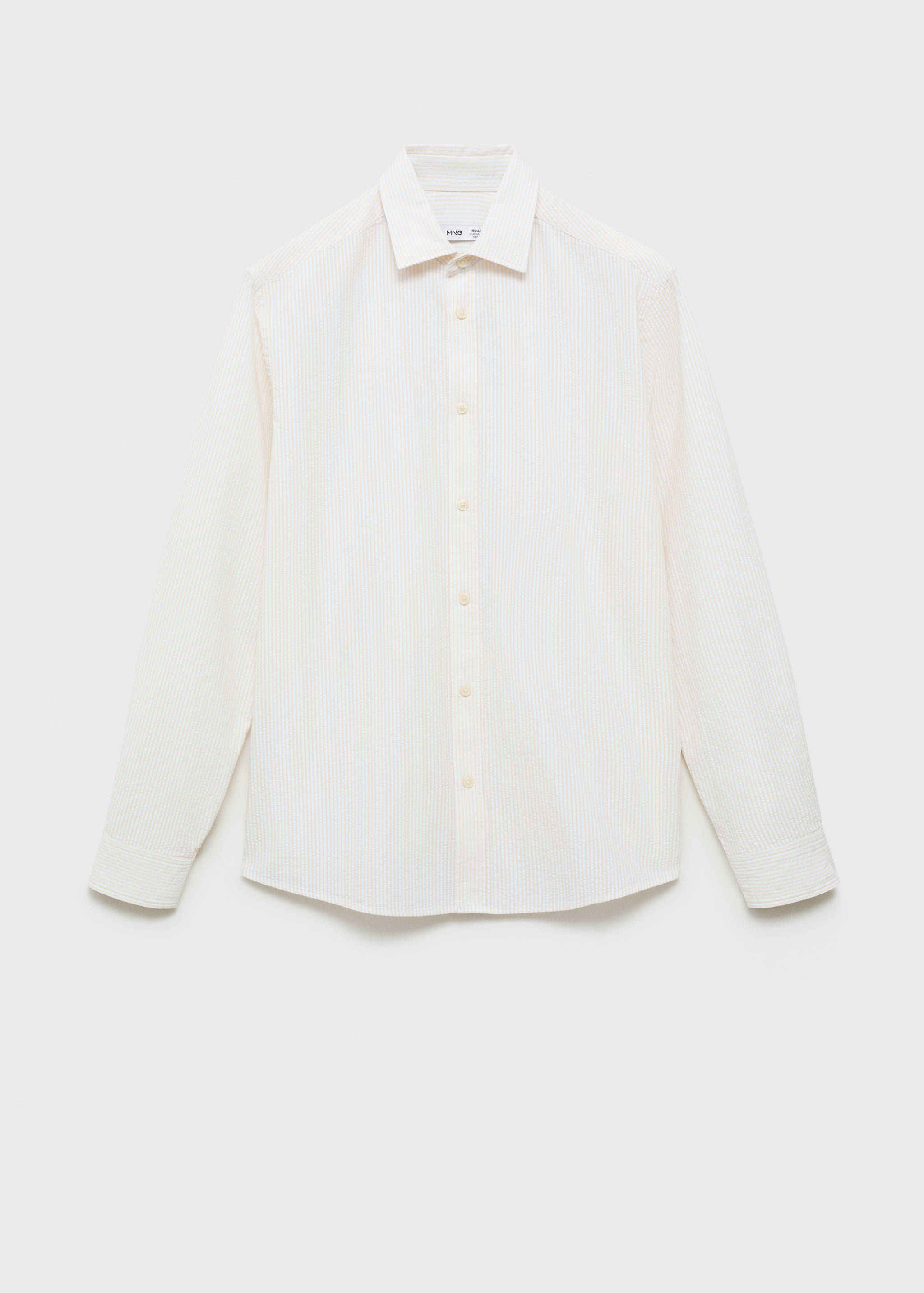 Striped seersucker shirt - Article without model