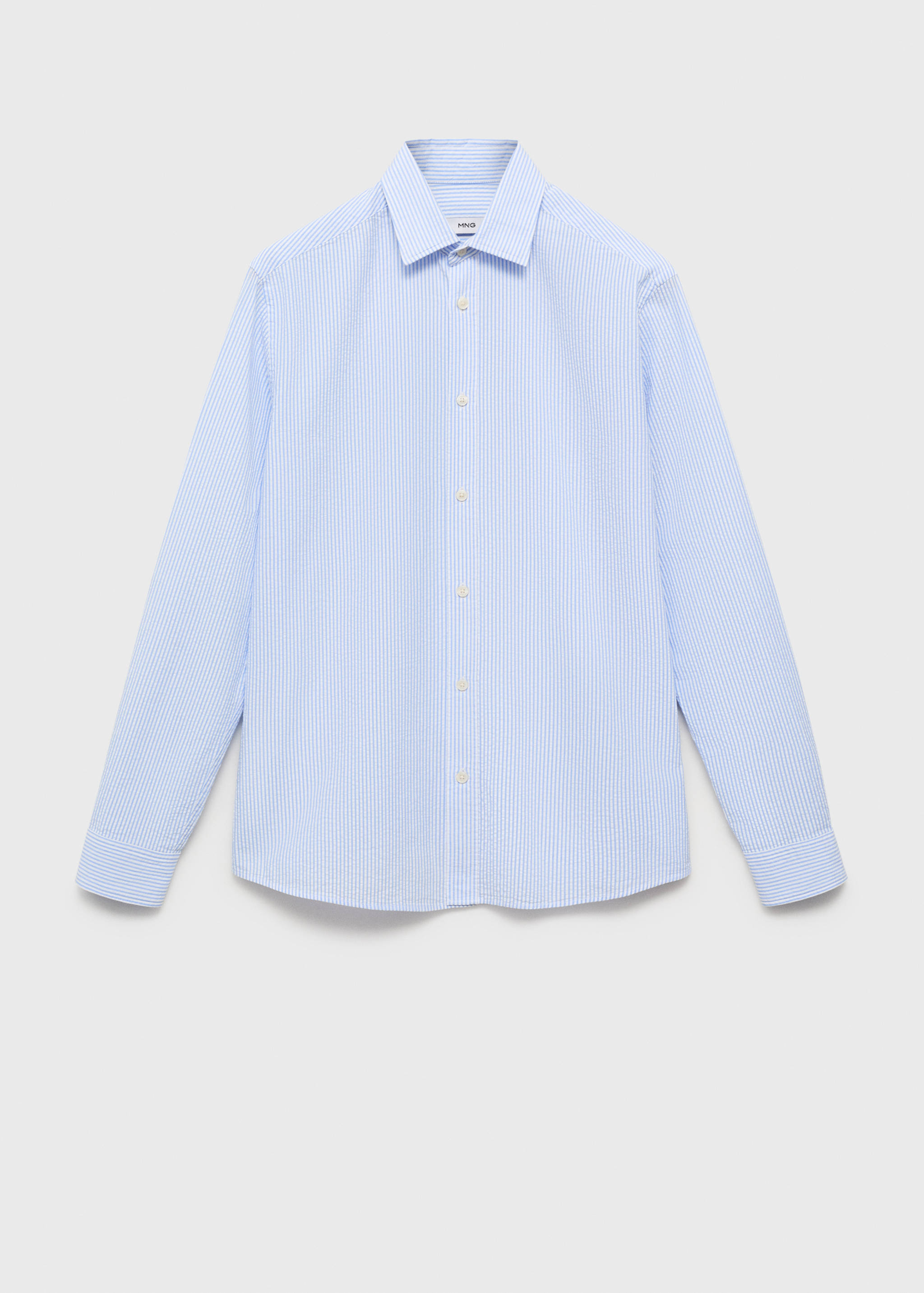 Camisa seersucker rayas - Artículo sin modelo