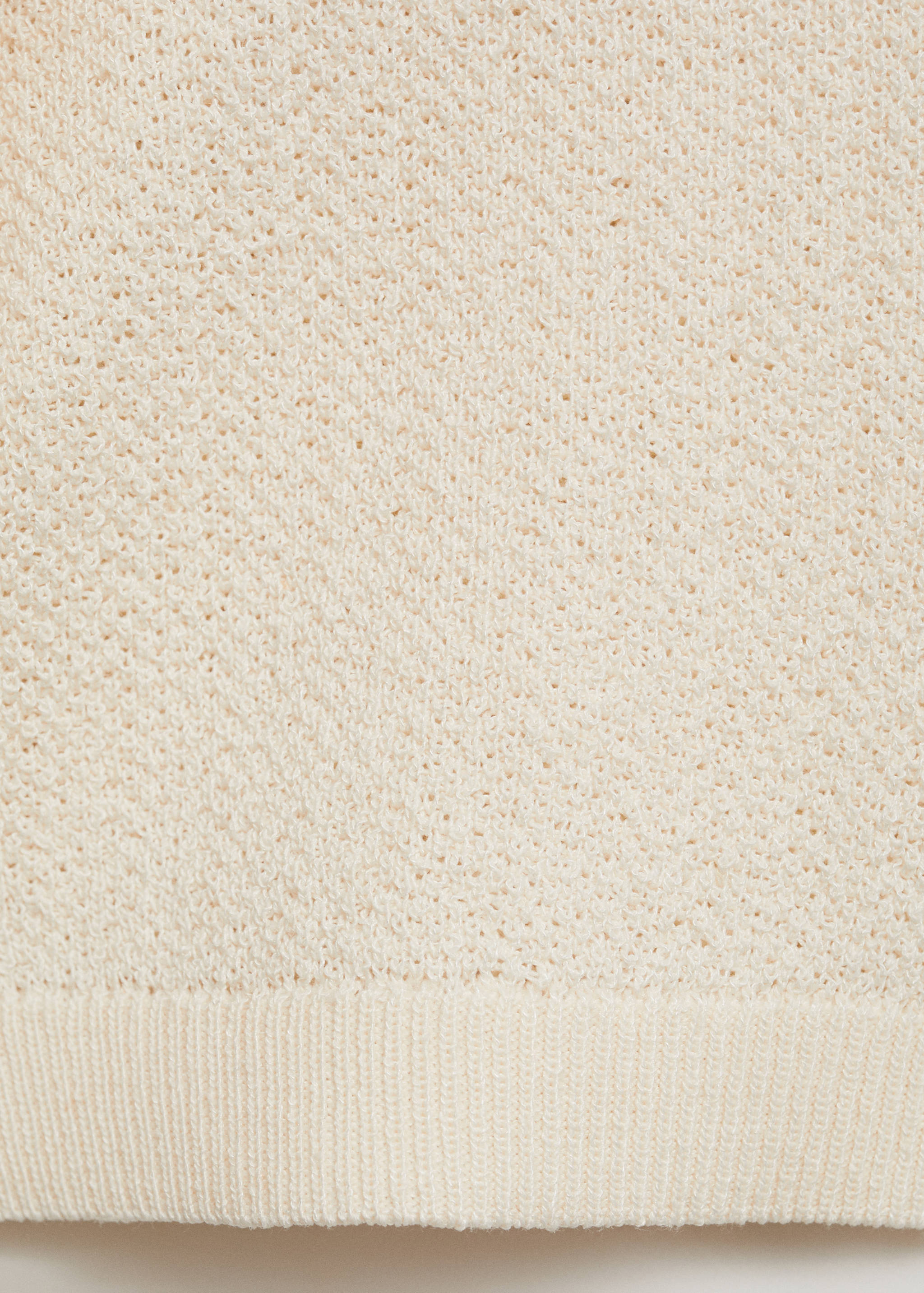 Fine-knit polo shirt - Details of the article 0