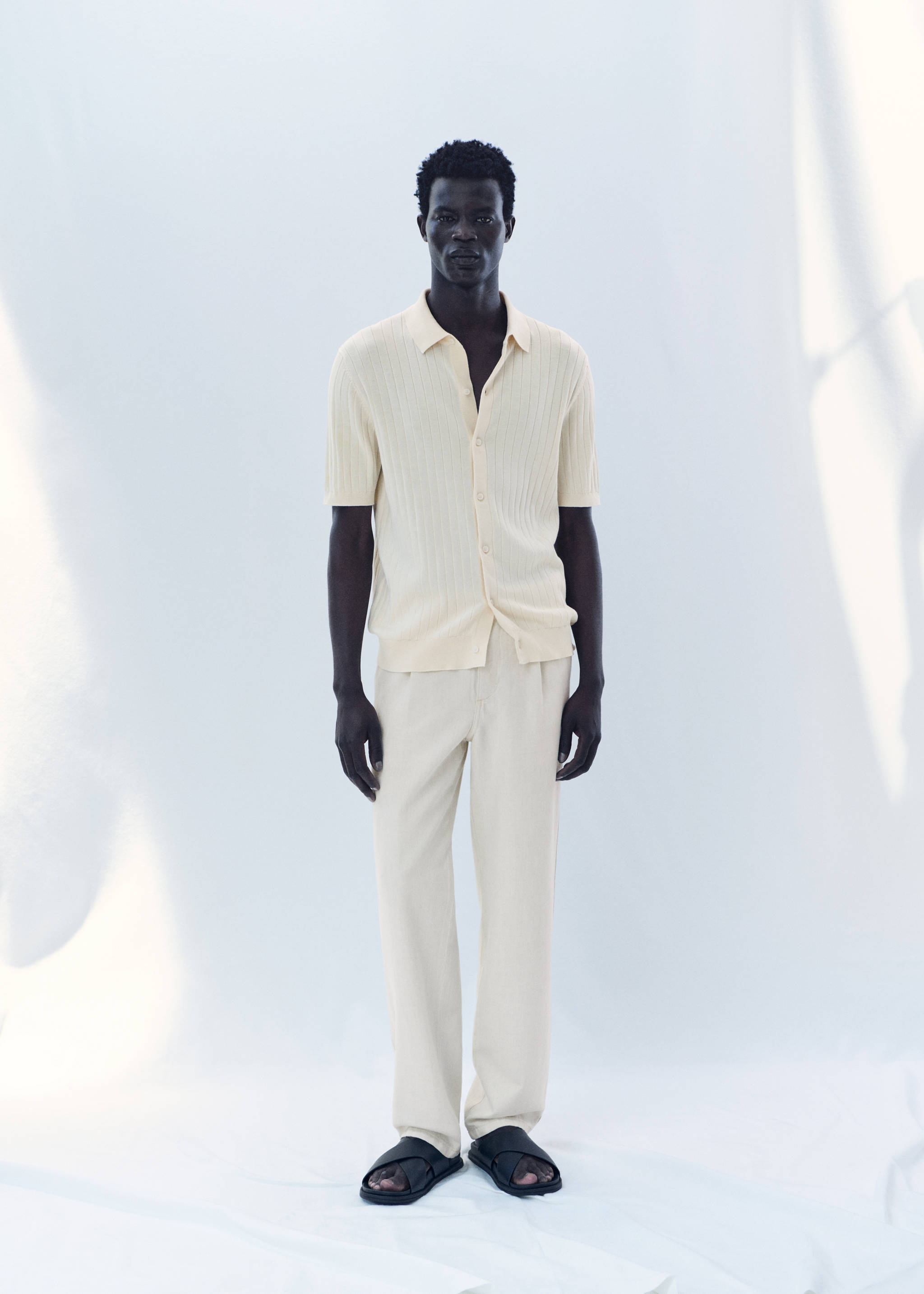 Chemise maille côtelée fine - Détail de l'article 3