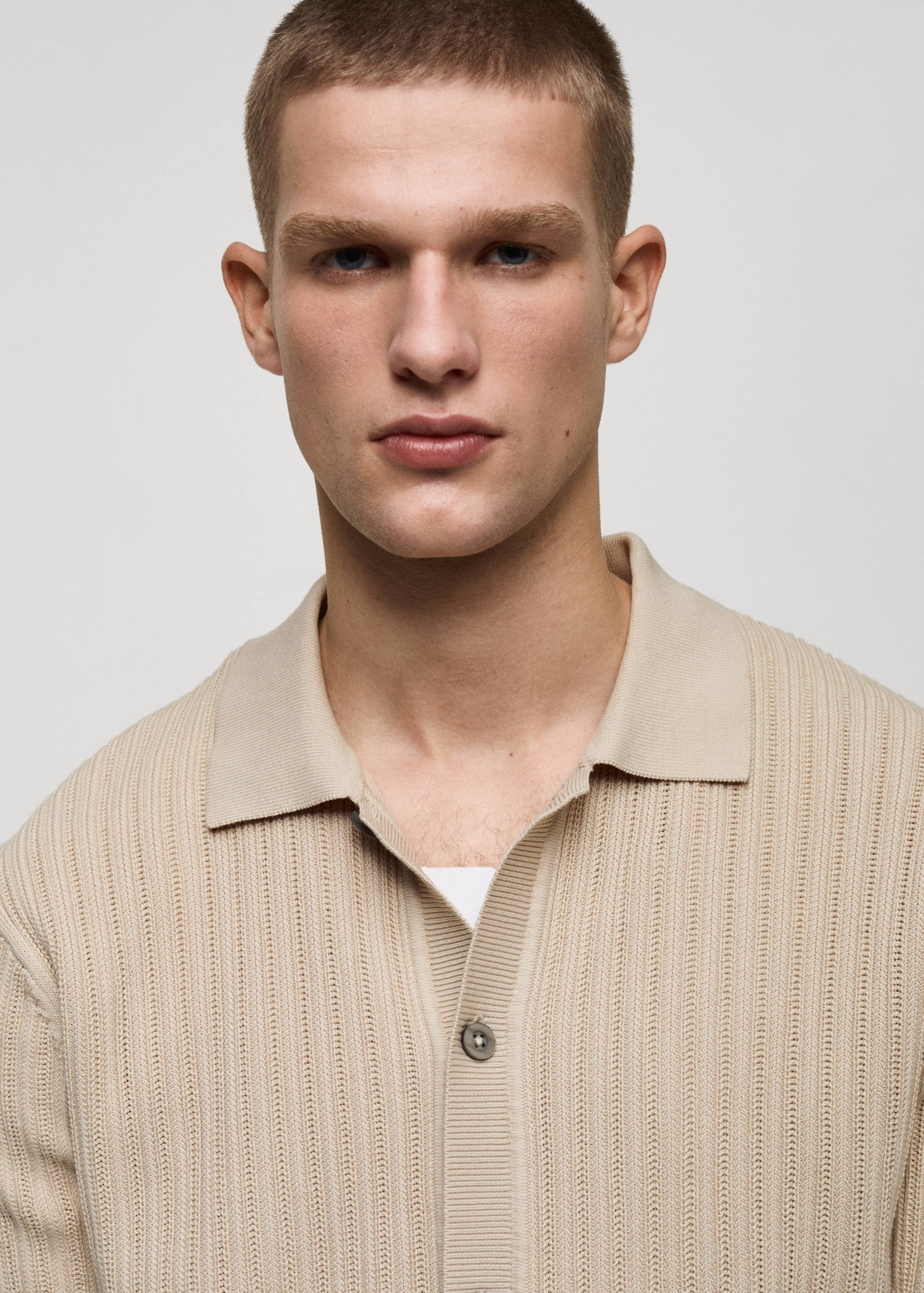 100% cotton shirt structure - Details of the article 1