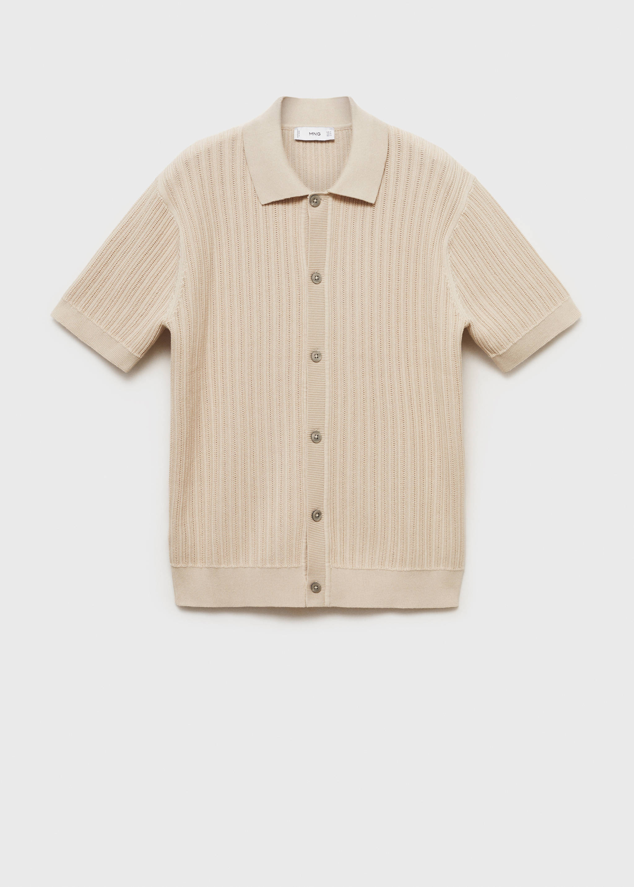 100% cotton shirt structure - Article without model