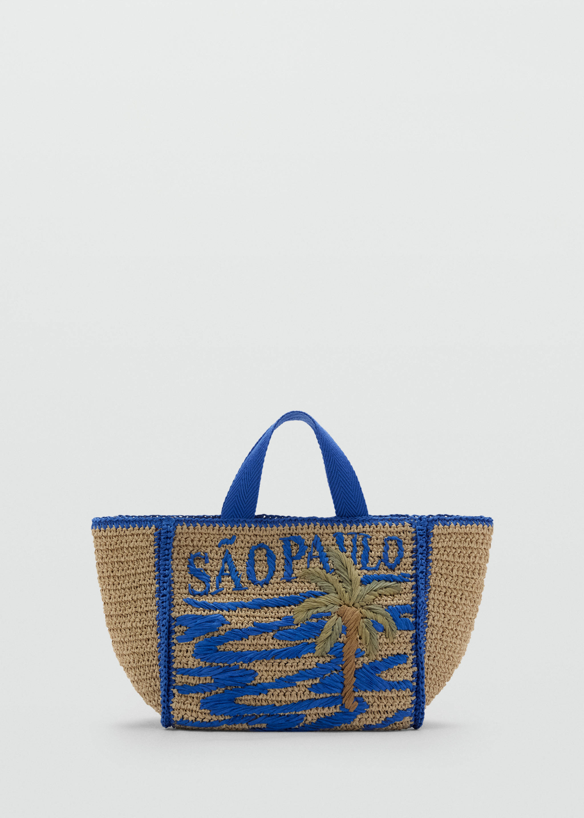 Raffia beach bag - Article without model