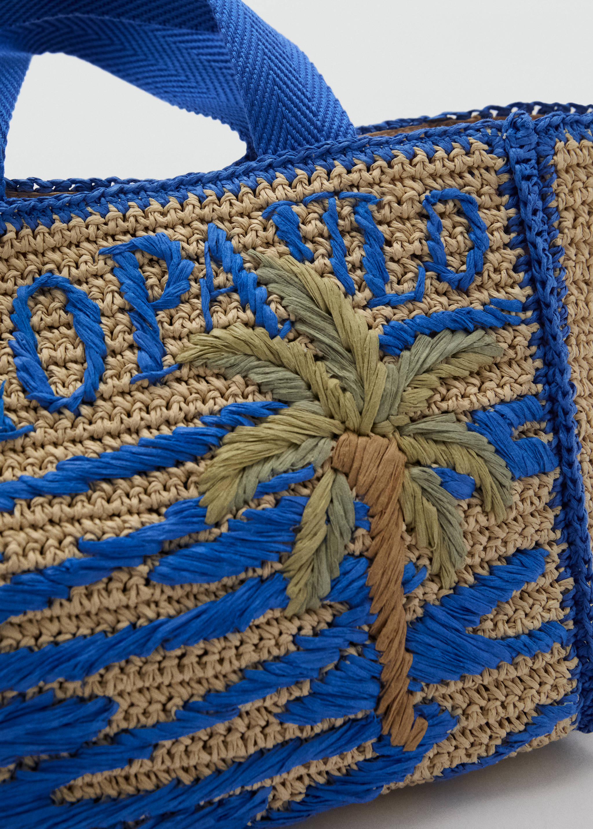 Raffia beach bag - Details of the article 2