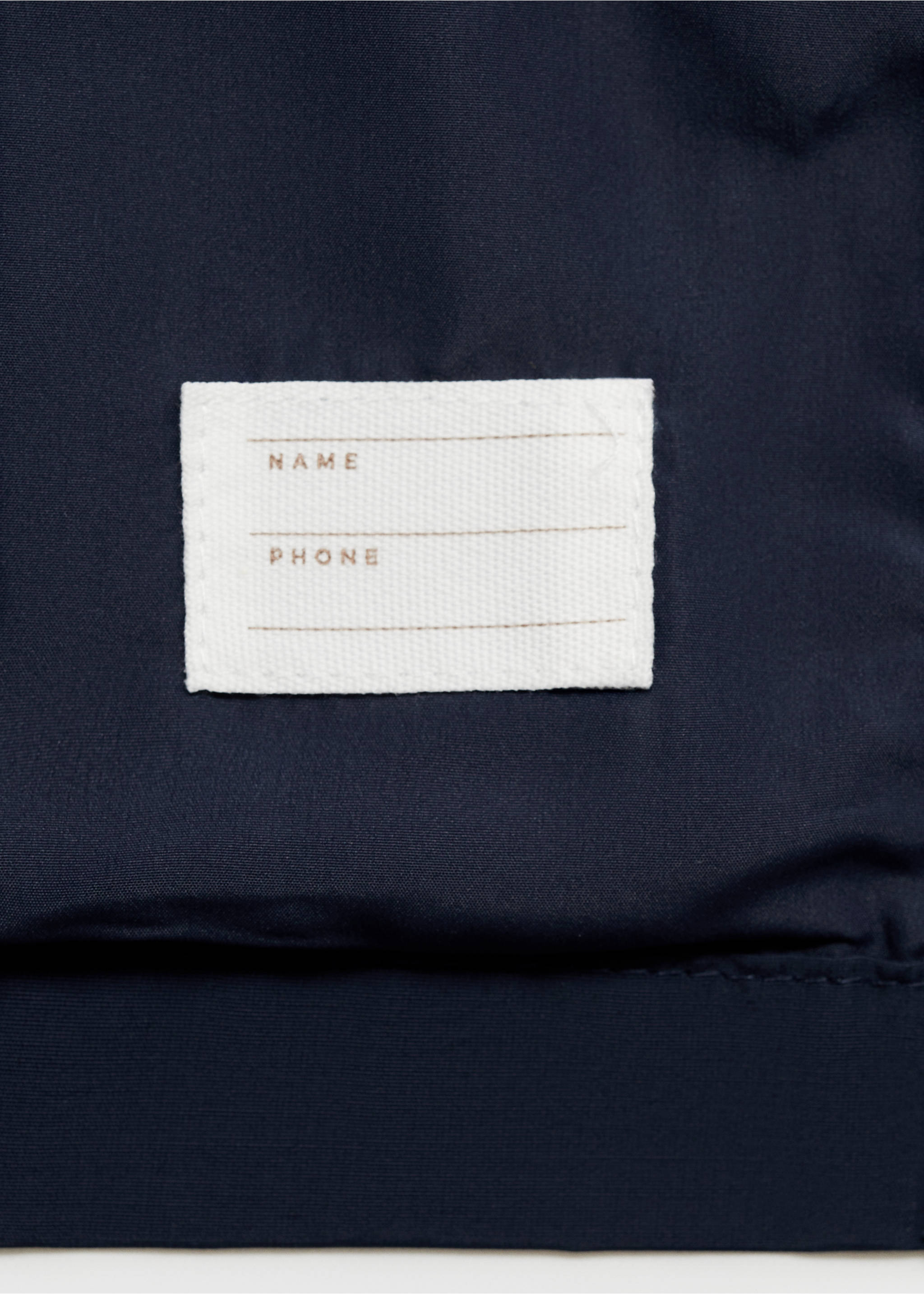 Parka algodón - Detalle del artículo 0, Azul marino oscuro. Ref: 87045941-00.