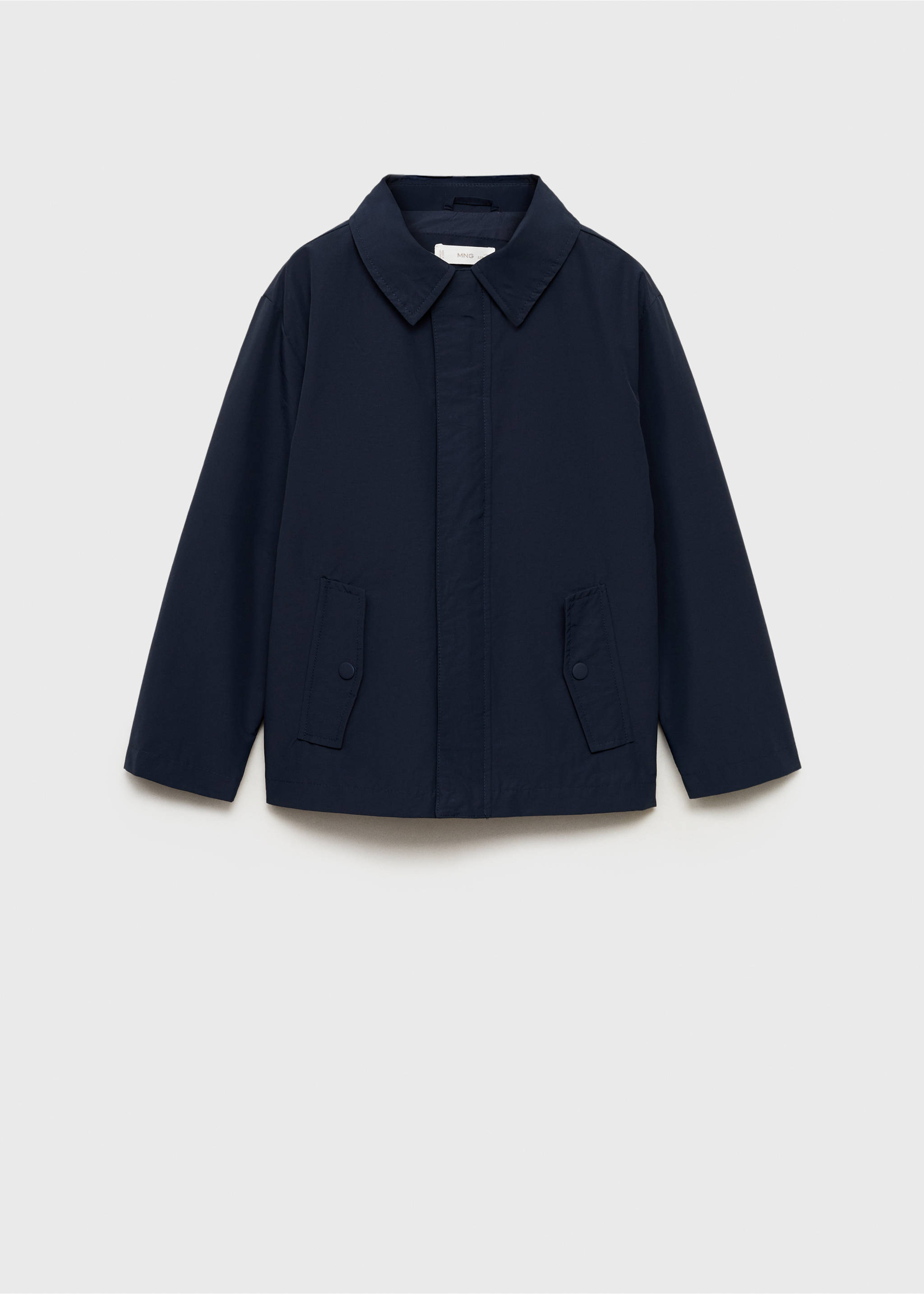Cotton barn jacket - Article without model, Dark Navy. Ref: 87045941-00.
