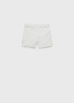 Cotton Bermuda shorts — White 3
