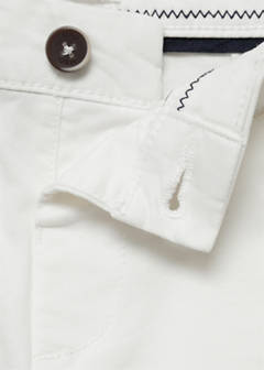 Cotton Bermuda shorts — White 4