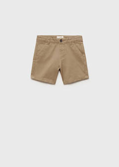 Cotton Bermuda shorts — Beige 3