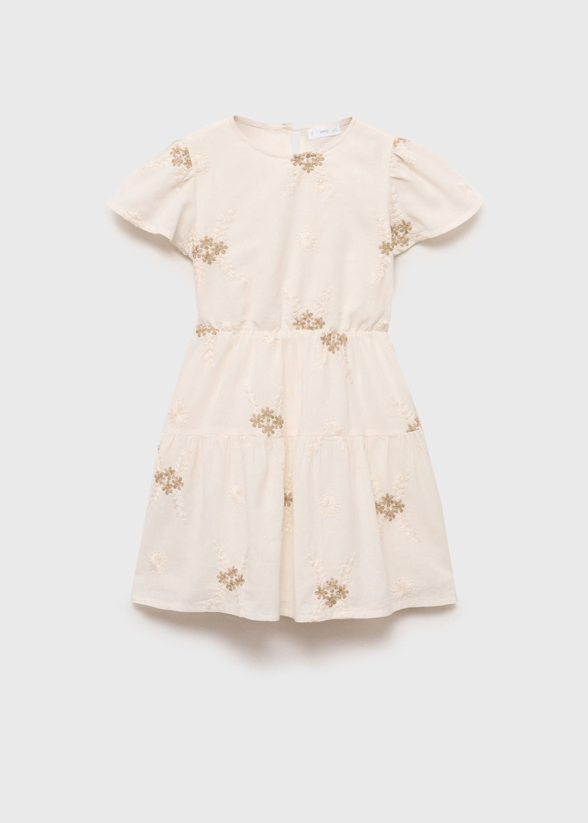 Vestido corto detalle bordado - Artículo sin modelo