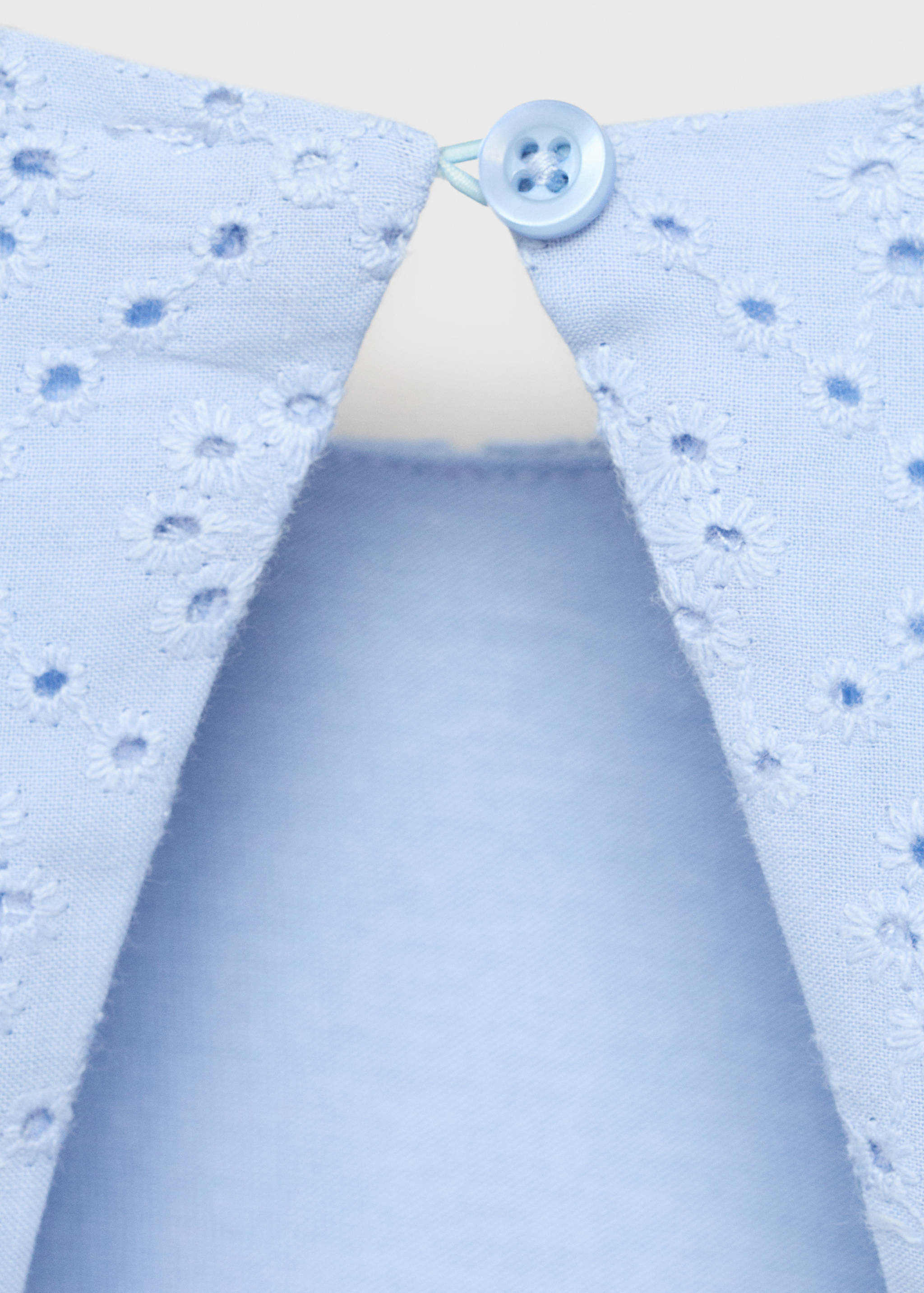 Embroidered cotton dress - Details of the article 0