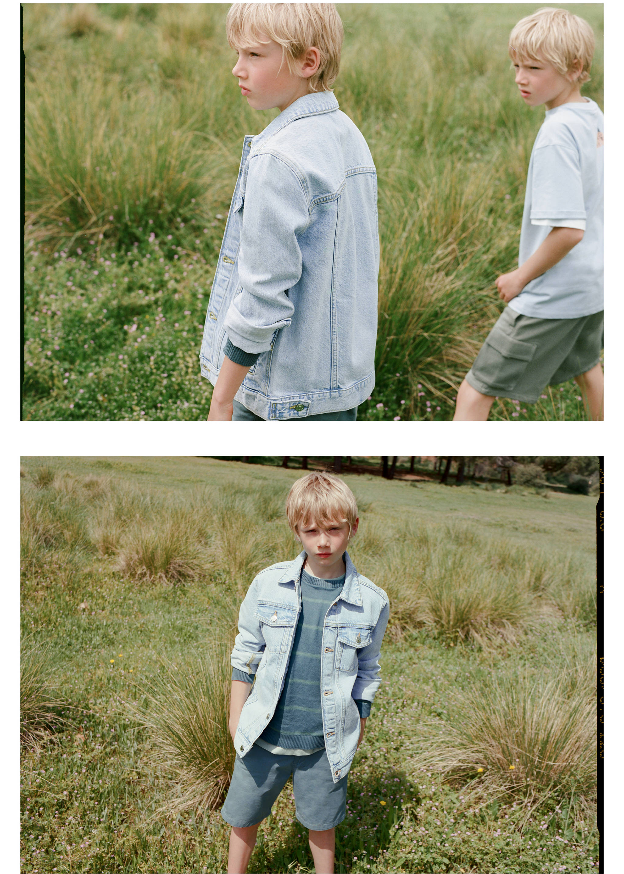 Blouson en jean - Détail de l'article 3, Bleu clair. Ref: 87045952-00.