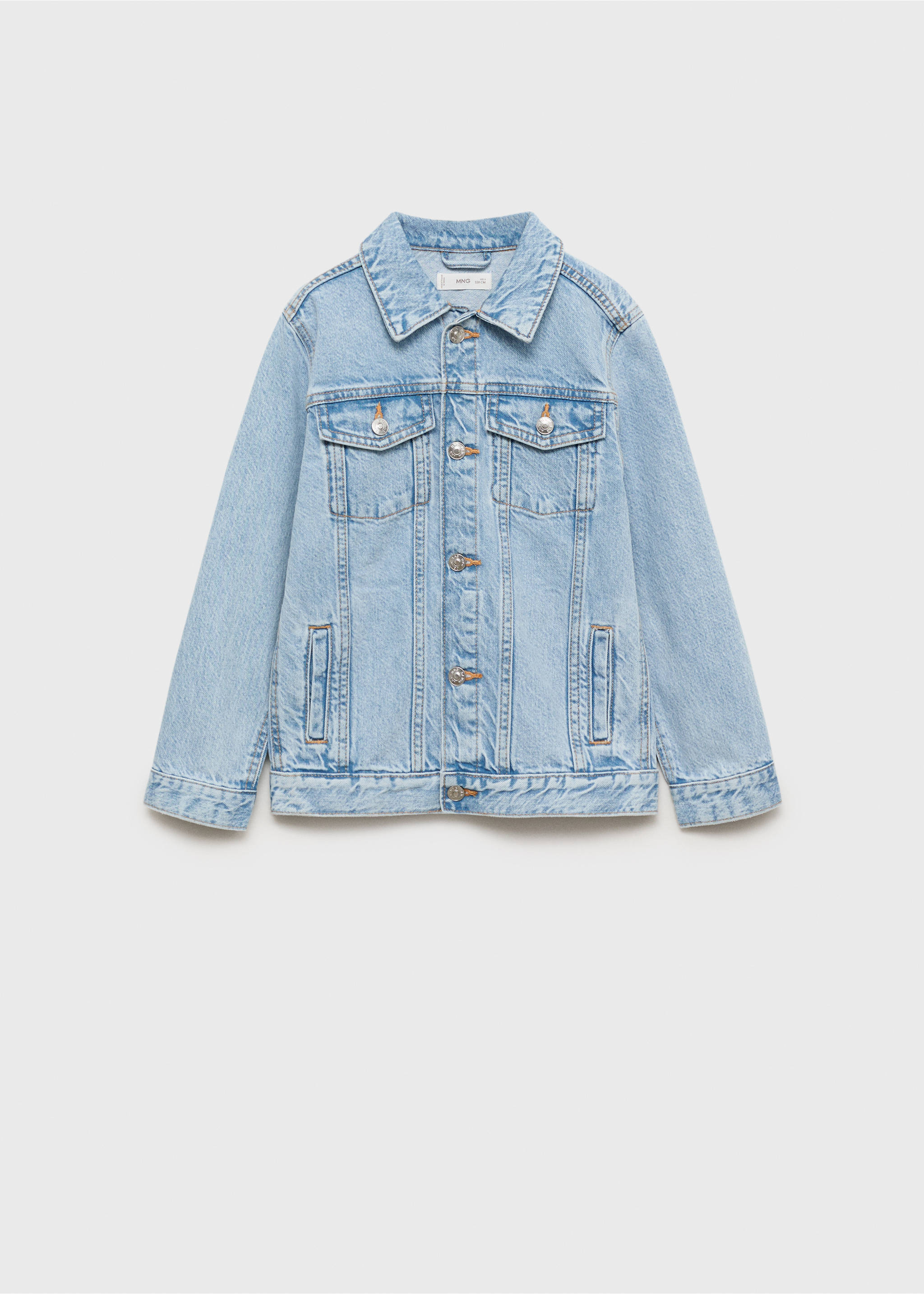 Denim jacket - Article without model, Light Blue. Ref: 87045952-00.