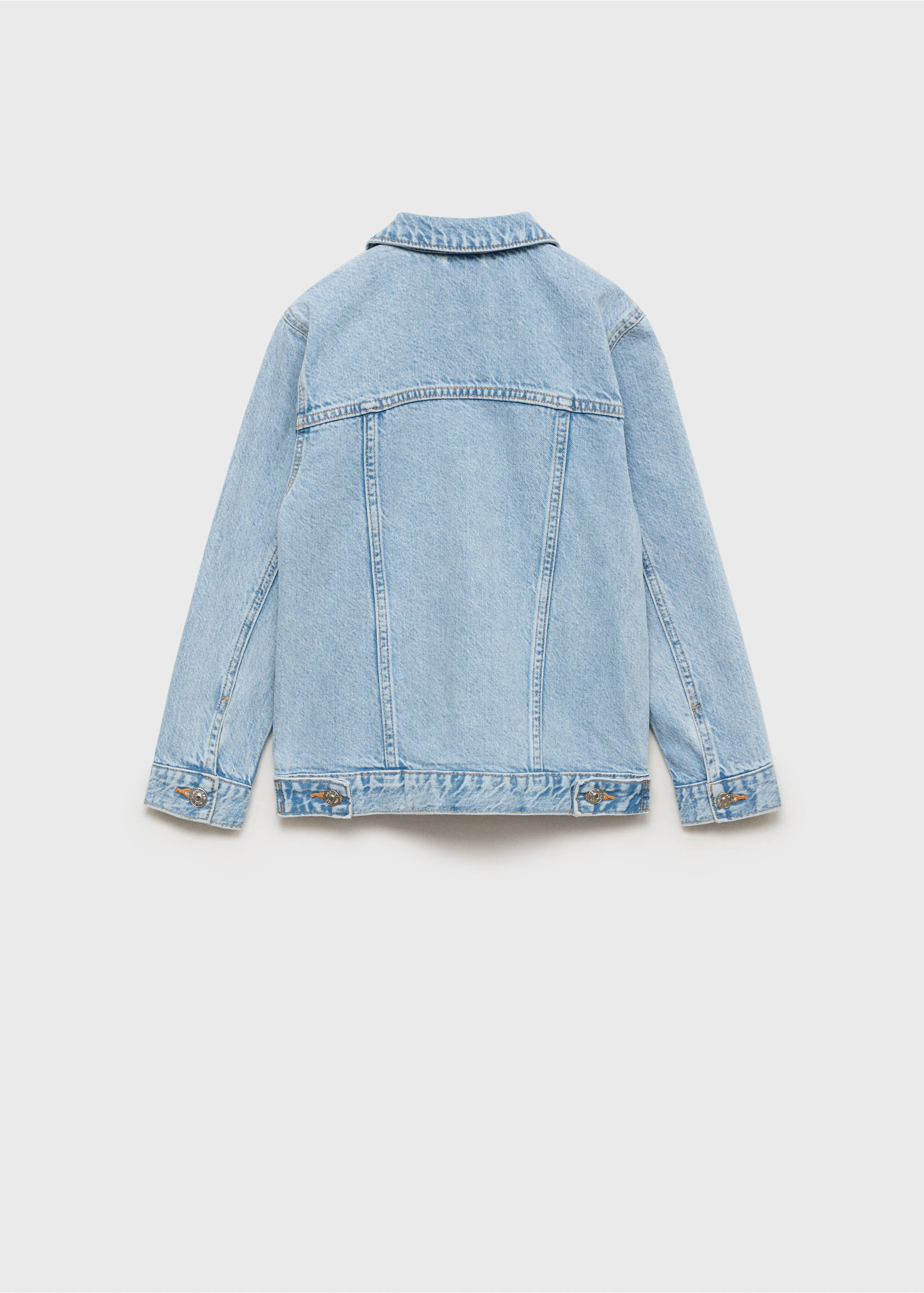 Denim jacket - Reverse of the article, Light Blue. Ref: 87045952-00.