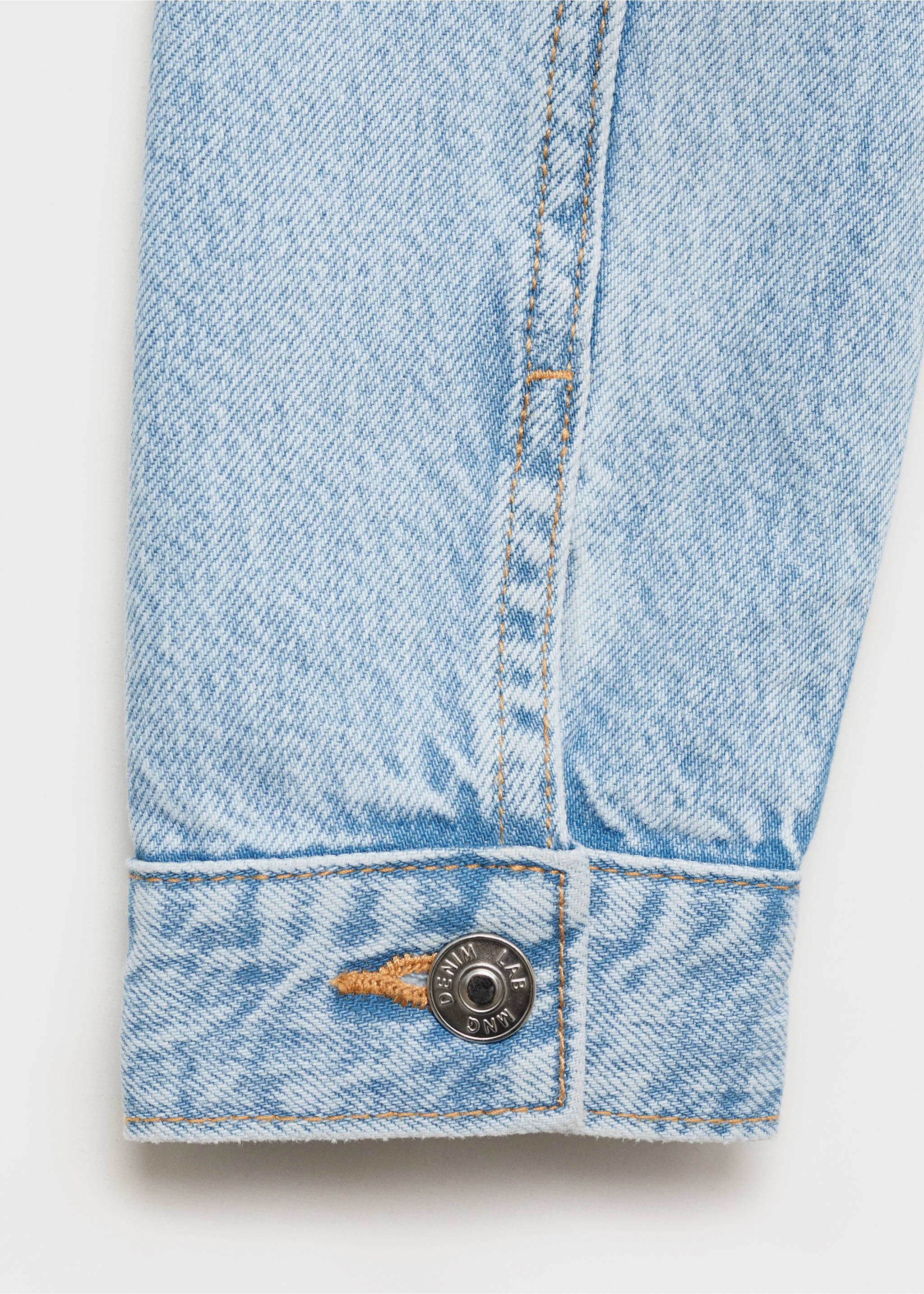Denim jacket - Details of the article 0, Light Blue. Ref: 87045952-00.
