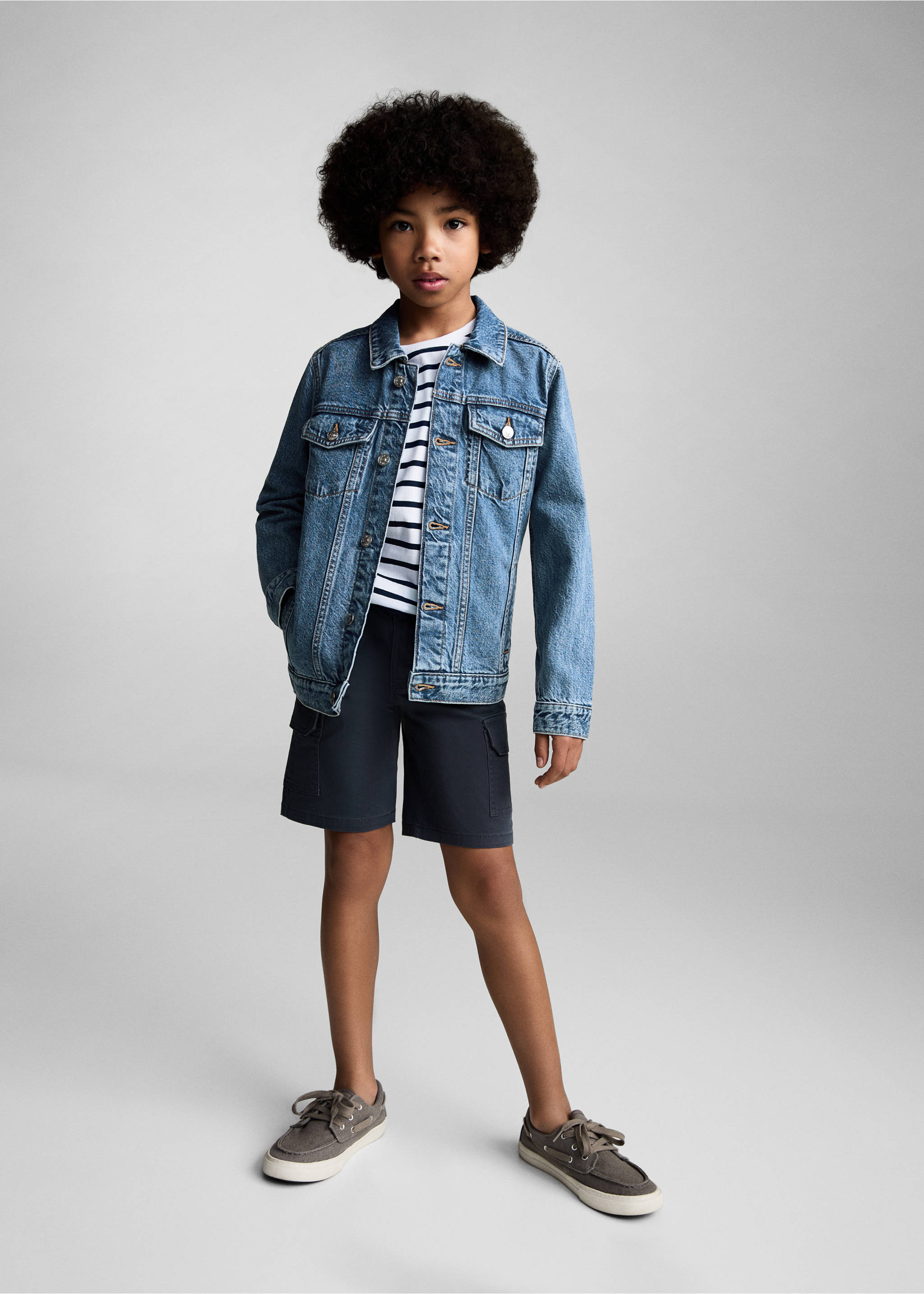 Denim jacket - General plane, Medium Blue. Ref: 87045952-00.