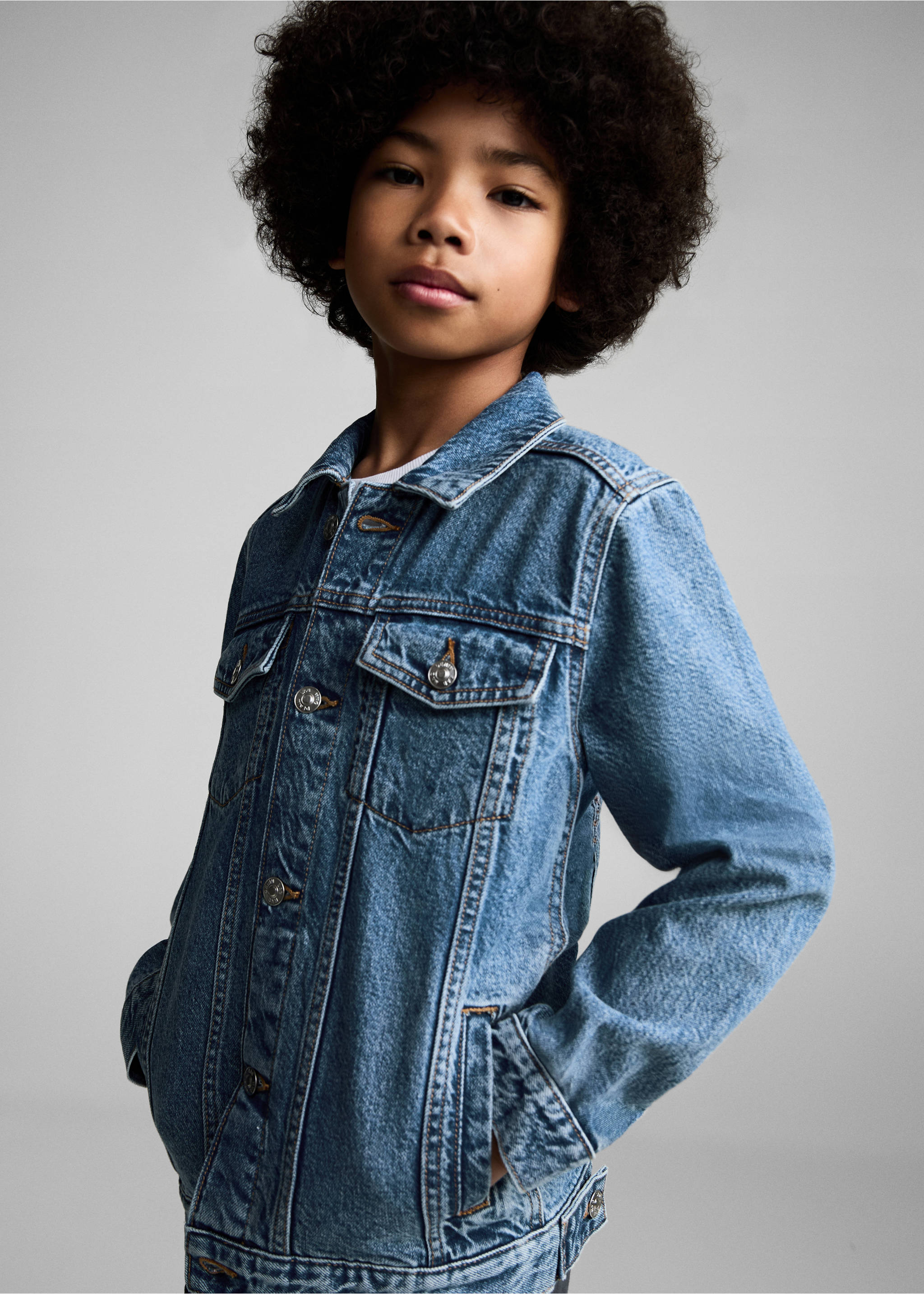 Denim jacket - Medium plane, Medium Blue. Ref: 87045952-00.