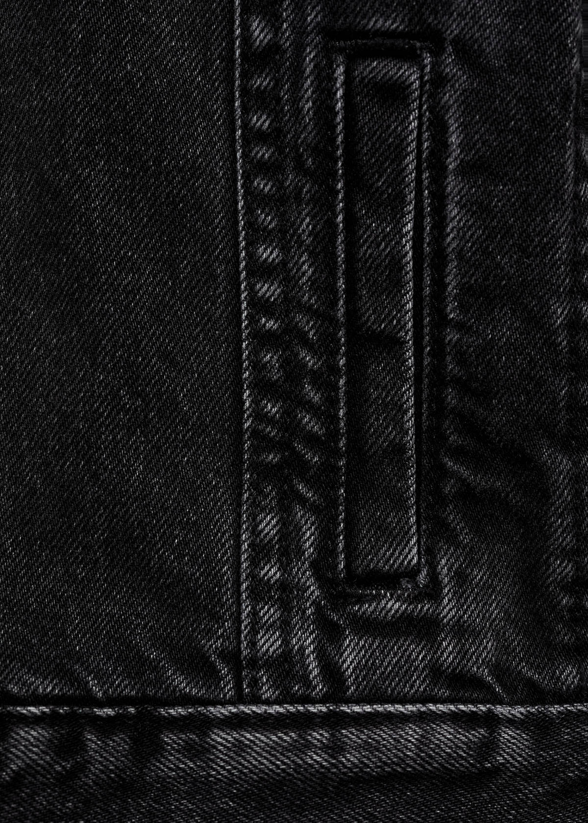 Denim jacket — Black denim