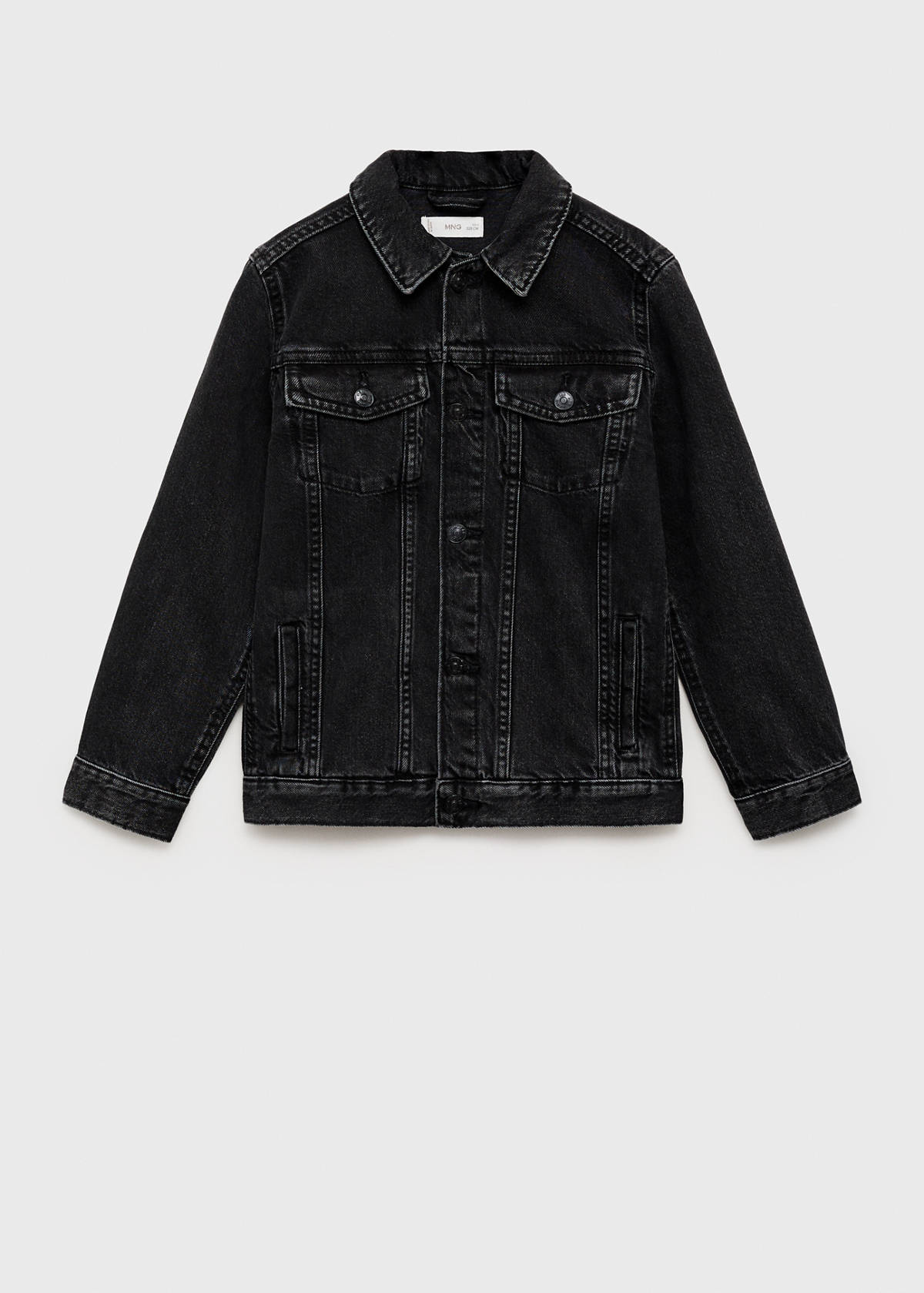Denim jacket — Black denim